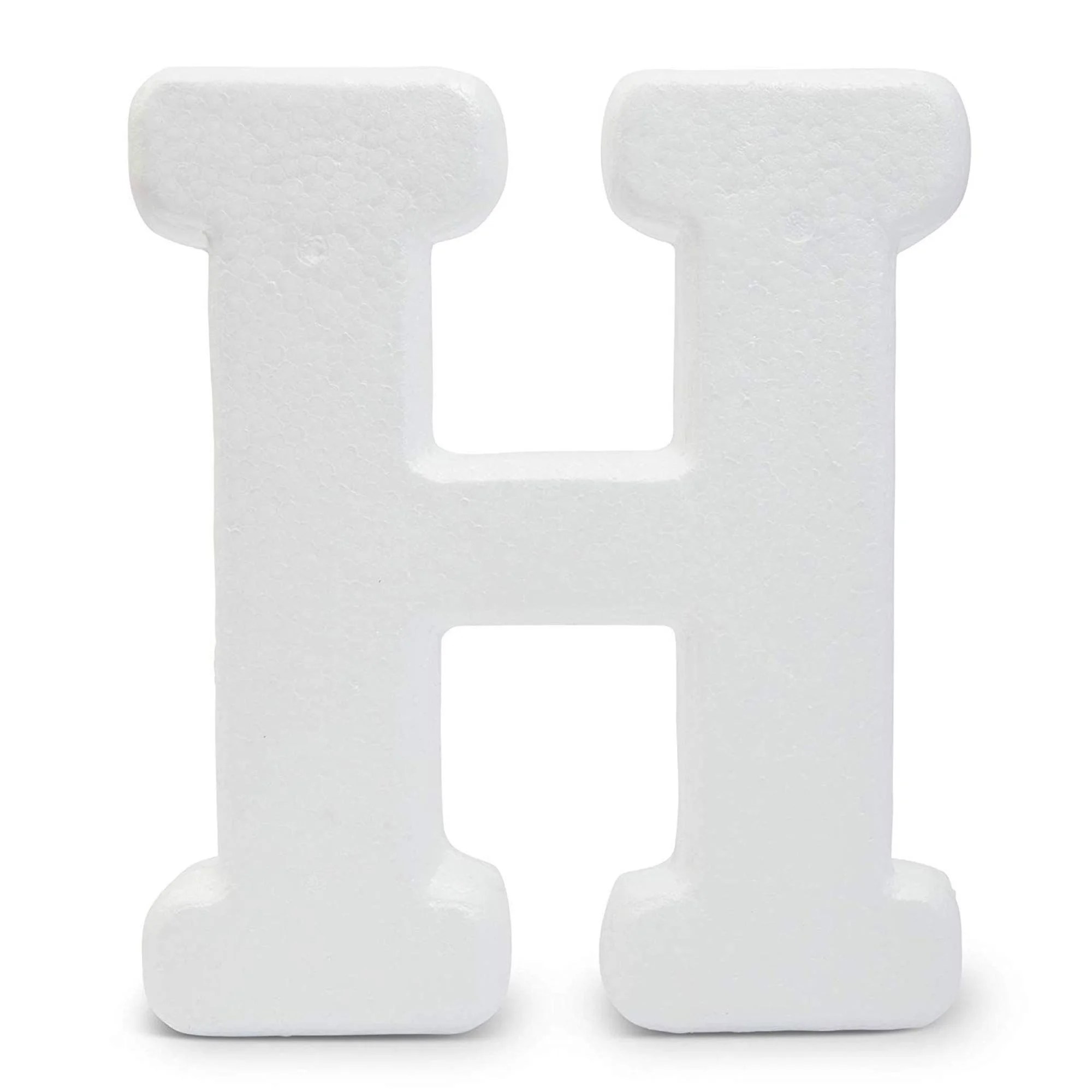 12 In Large Foam Styrofoam Letter H Foam Letter for Crafts School