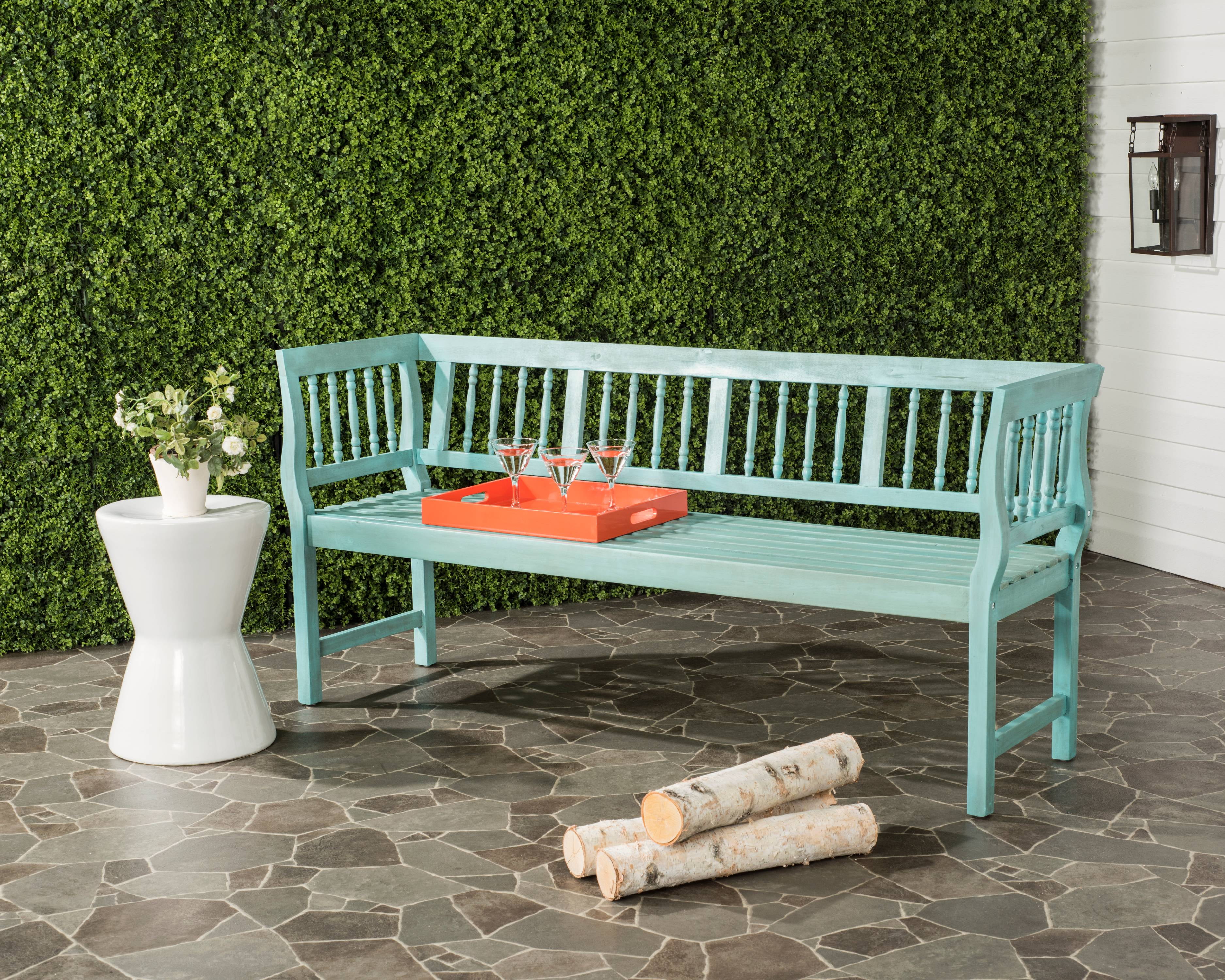 Safavieh Brentwood Indoor/Outdoor Traditional Acacia Patio Bench
