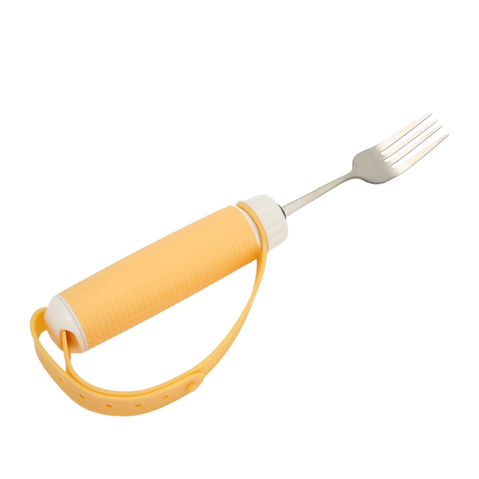 Adaptive Aid Fork, Locking Buckle Turning Convenient Easy Grip Eating