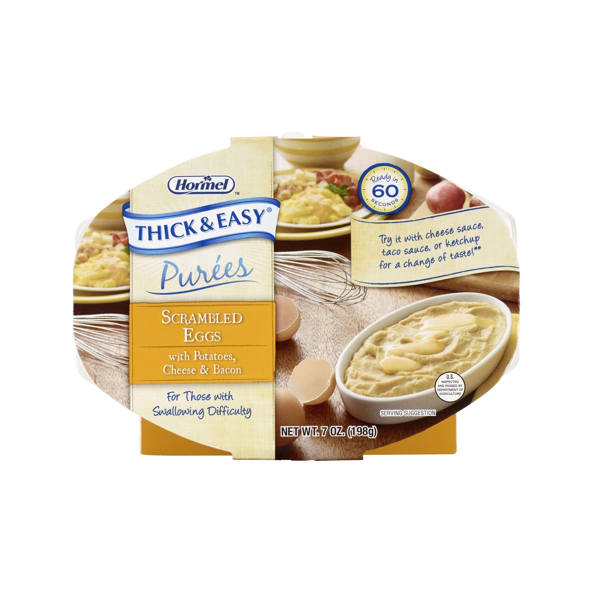 Thick & Easy Purees Microwave Meal Scrambled Eggs & Potatoes Puree