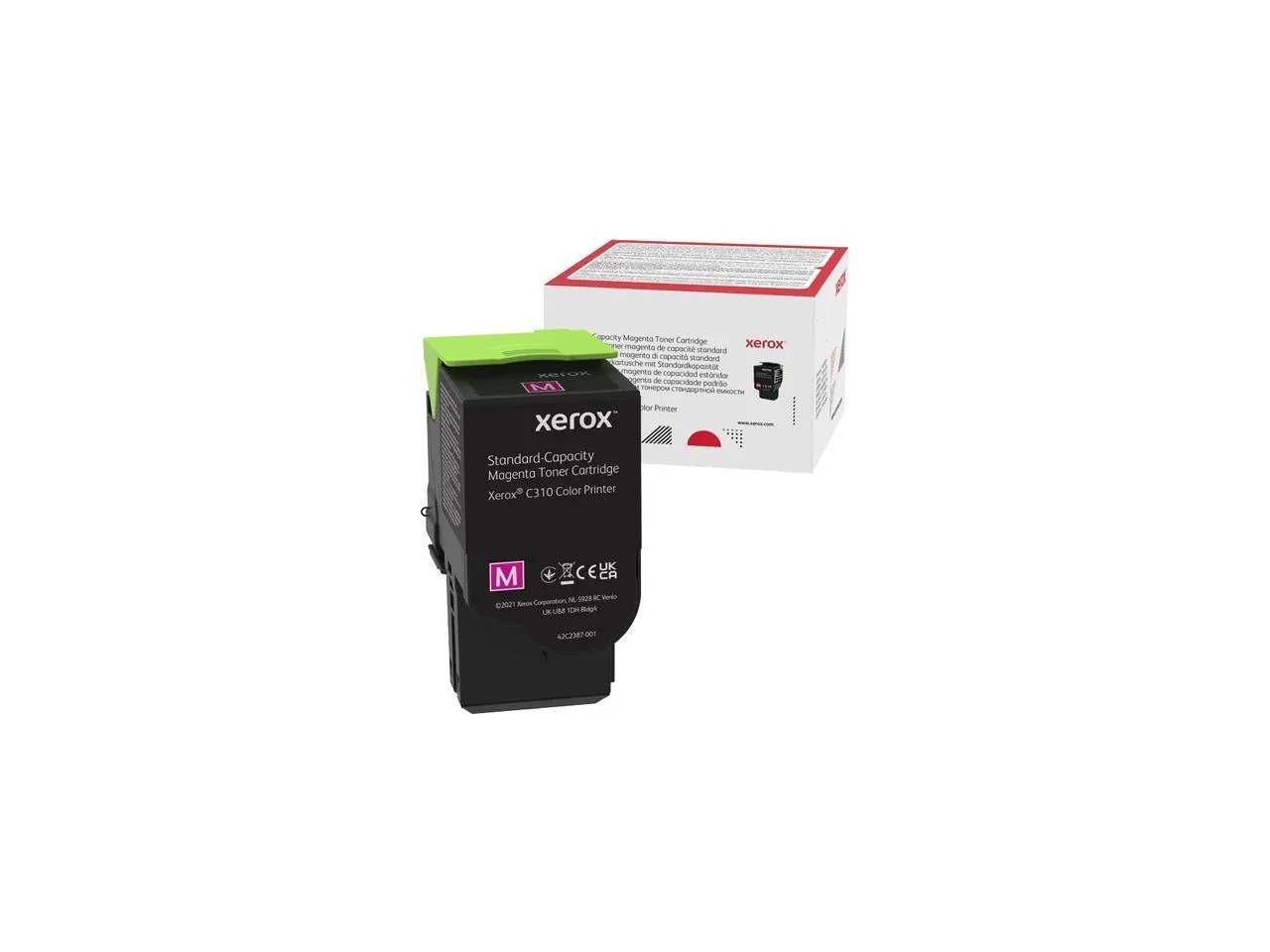 Genuine Xerox Magenta Standard Capacity Toner Cartridge, Xerox C310 Color Printer, (Use & Return