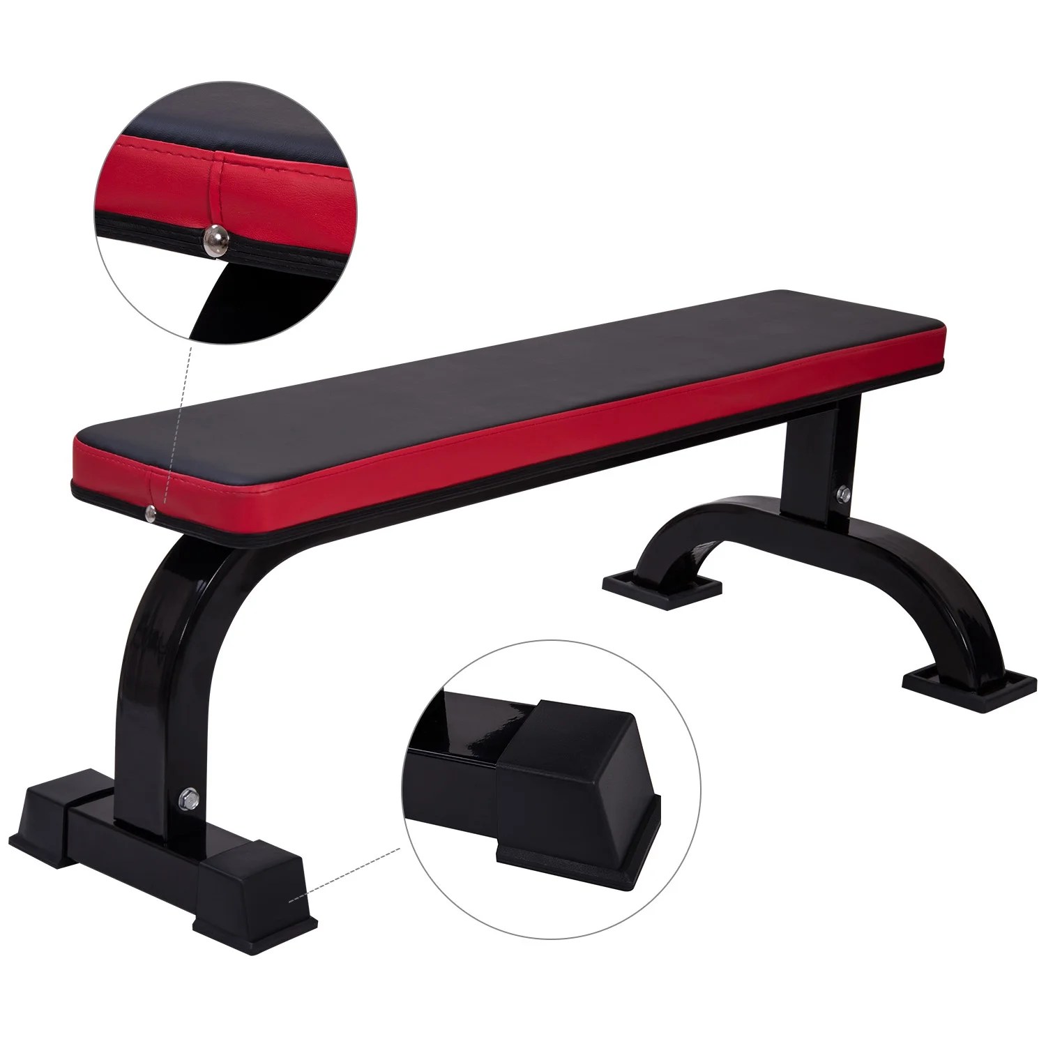 Ollieroo Flat Weight Bench for Weight Lifting Sit Up Bench