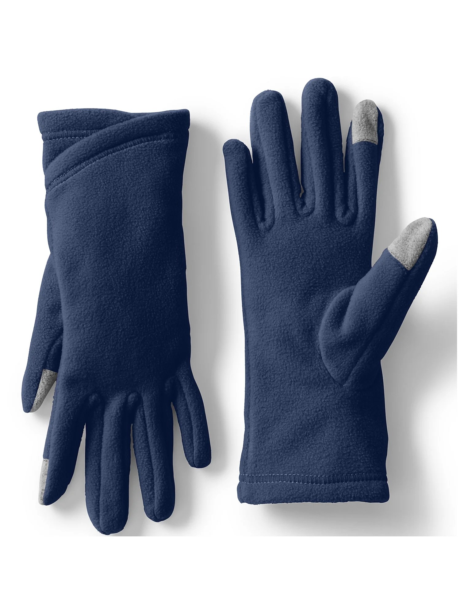 Lands' End Women's EZ Touch Screen Fleece Winter Gloves