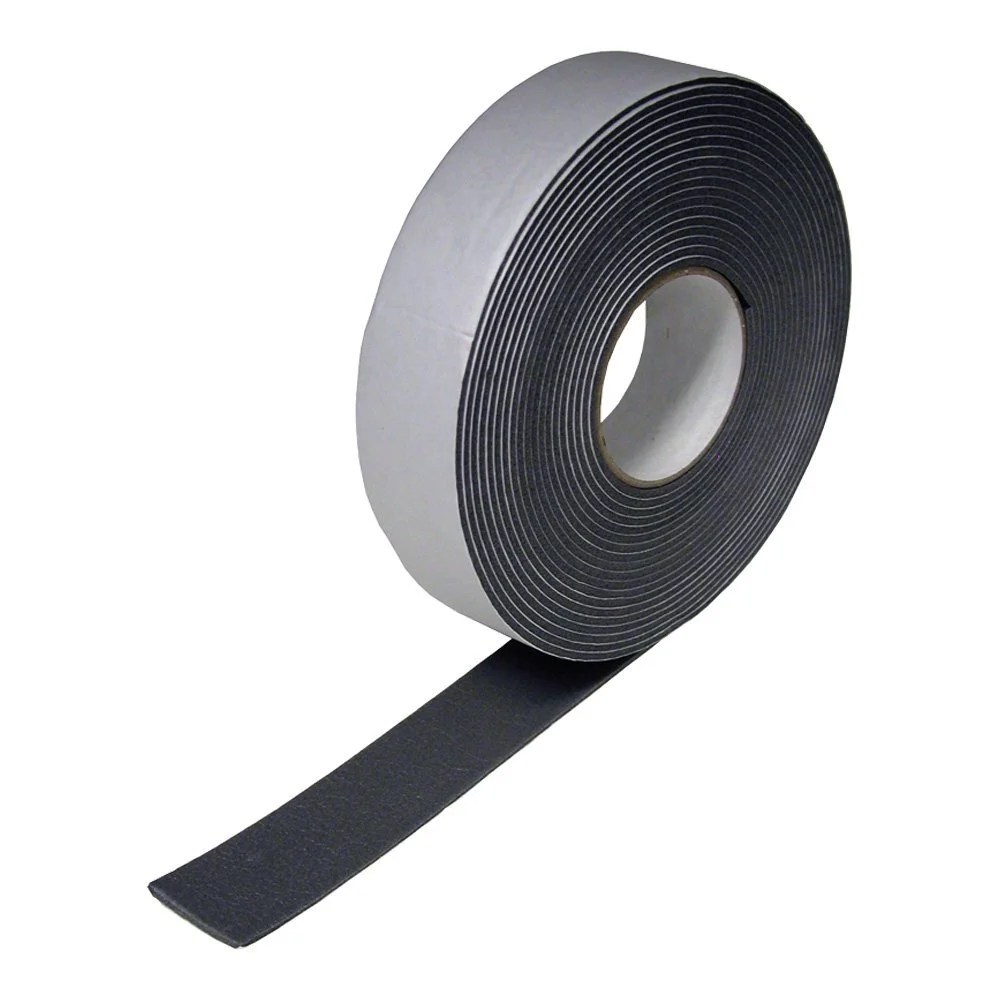 69718 Foam Insulation Tape, 1/8" x 2" x 30' Roll, Black, This
