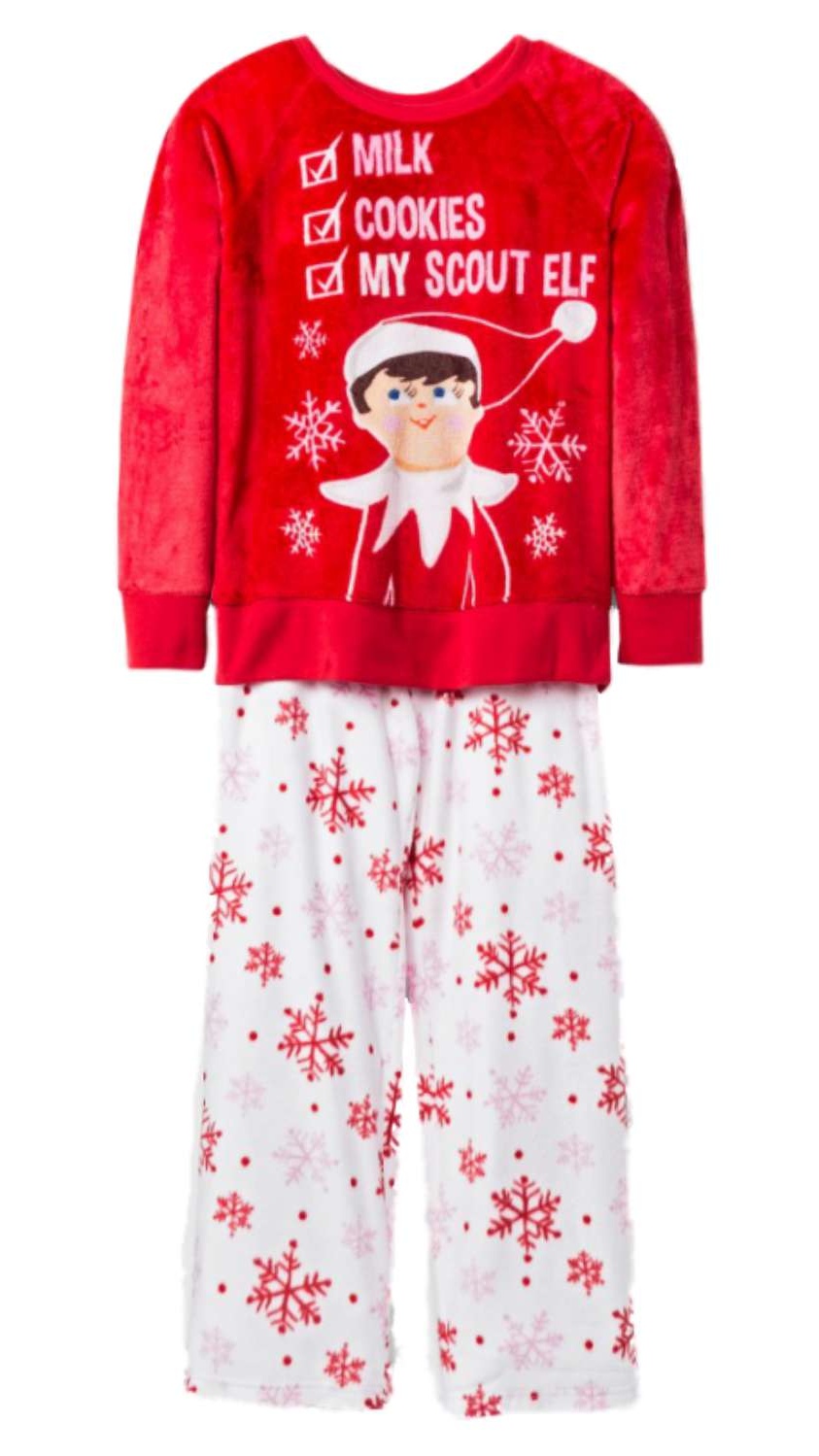 The Elf on the Shelf Girls Scout Elf Check List Christmas Pajamas