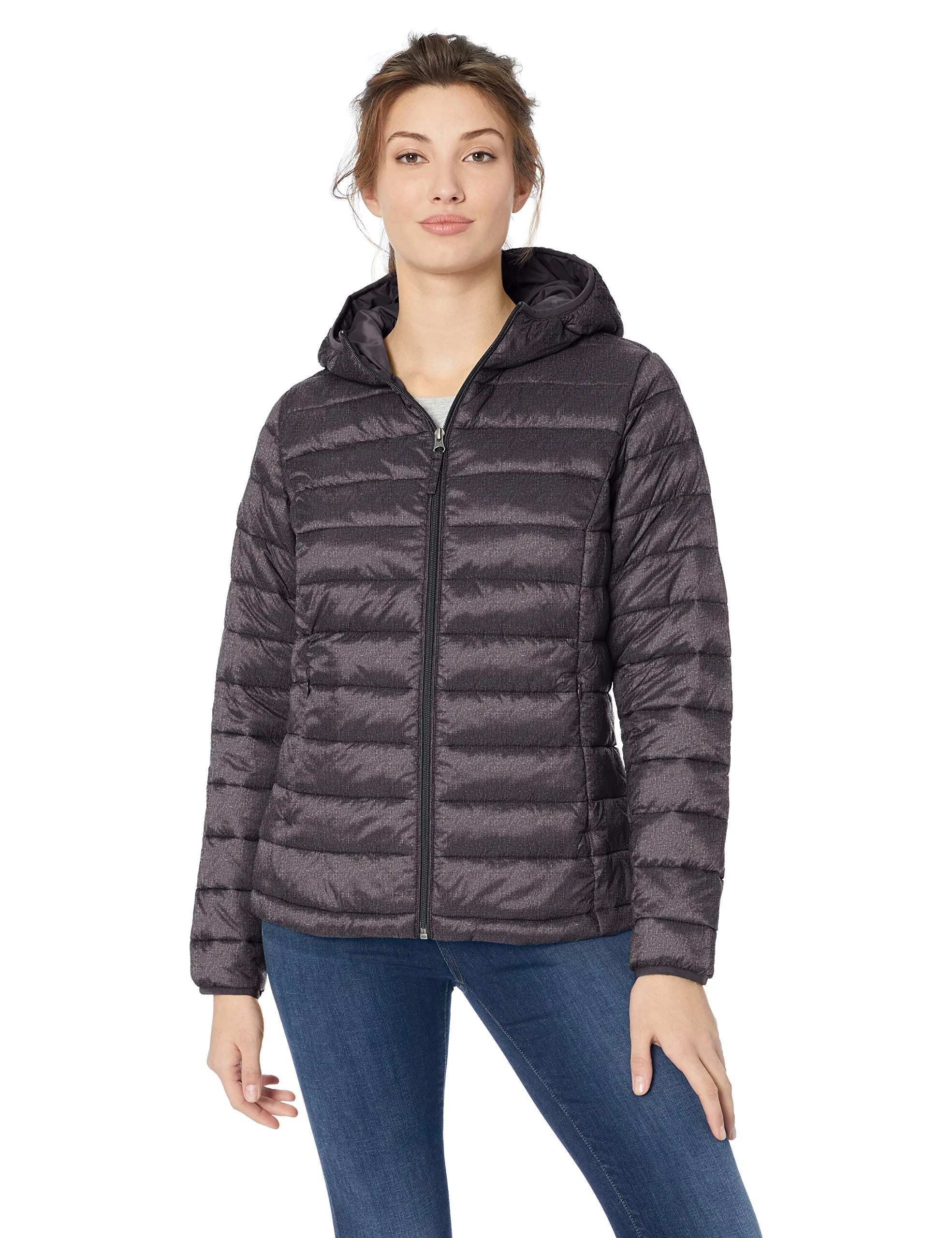 AAMILIFE Ladies Lightweight Waterproof Packable Hooded Puffer Jacket