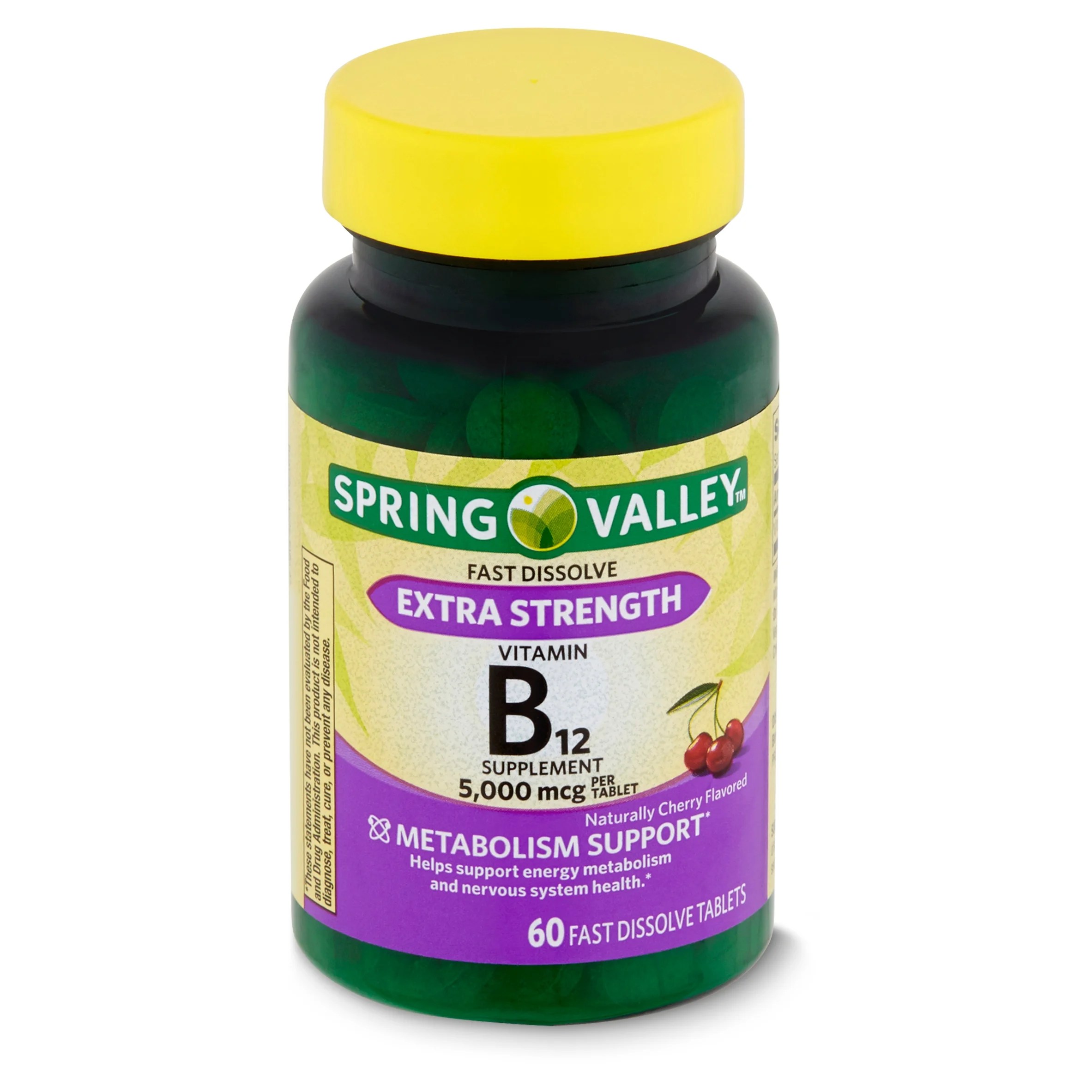 Spring Valley Fast Dissolve Extra Strength Vitamin B12 Dietary