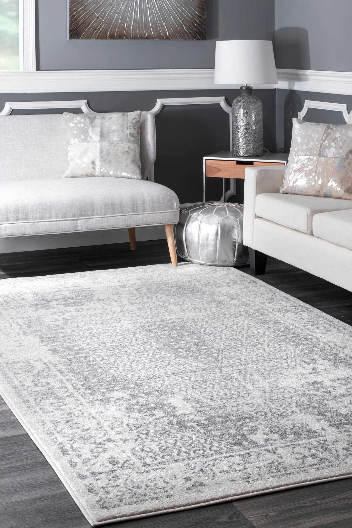 nuLOOM Vintage Medallion Magee Area Rug