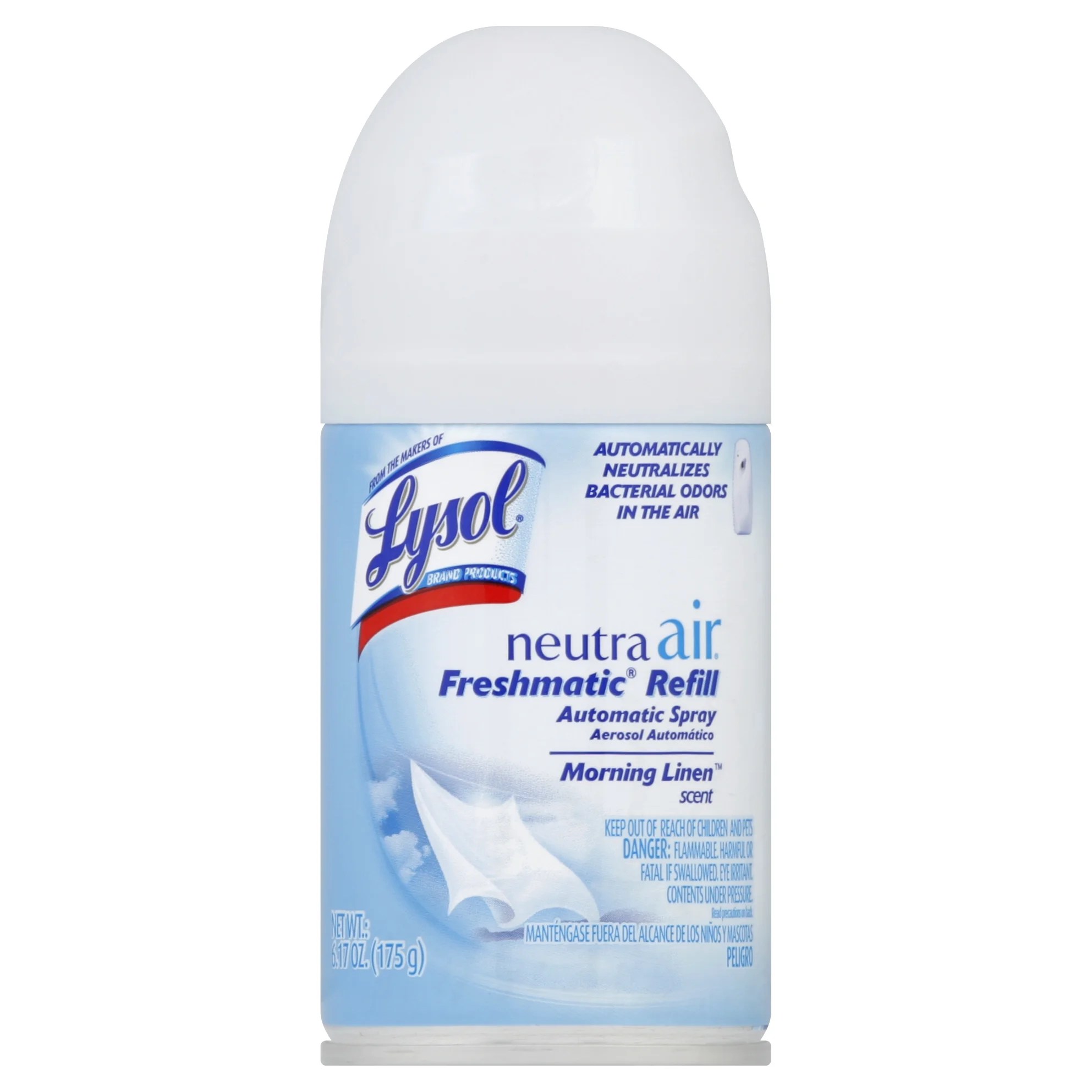 Lysol Neutra Air Freshmatic Refill Automatic Spray, Morning Linen, 6