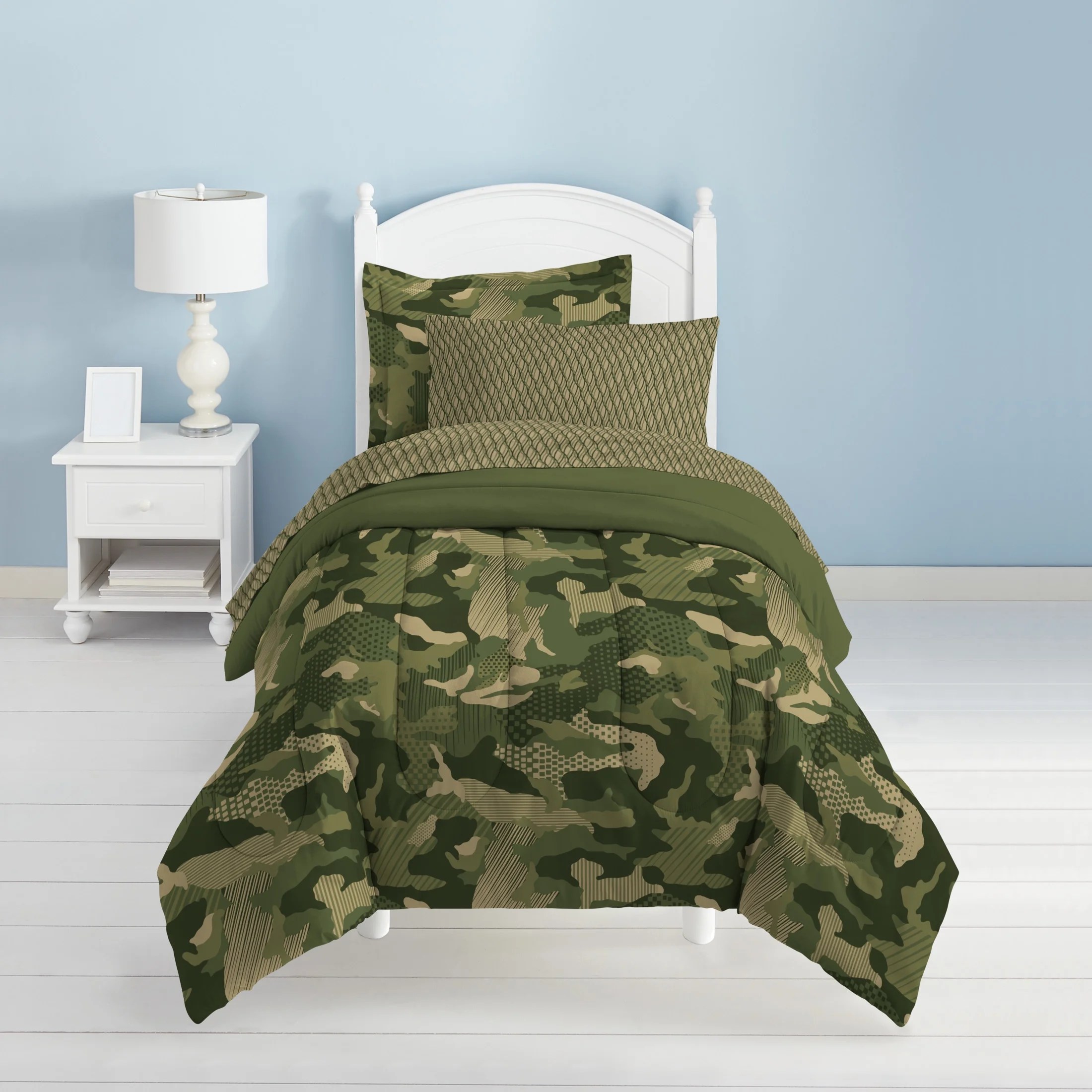 Dream Factory Camouflage 180 Thread Count Camouflage BedinaBag, Full