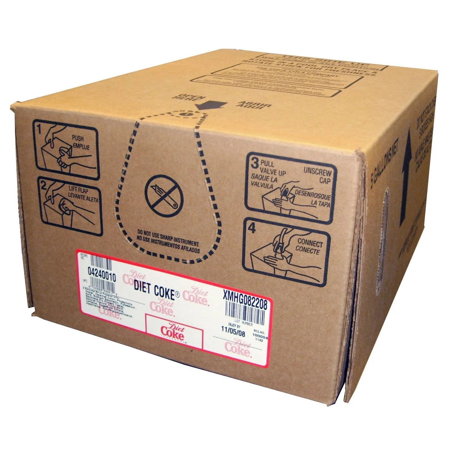 Diet Coke BagInBox Fountain Syrup (5 gal.)