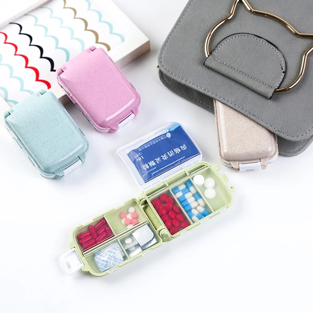 Windfall Pill Box Organizer Medicine Travel Pill Case for Pocket or