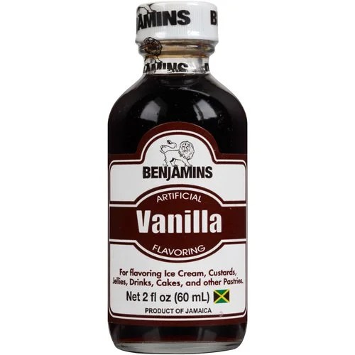 Benjamins Artificial Vanilla Flavoring, 2 oz