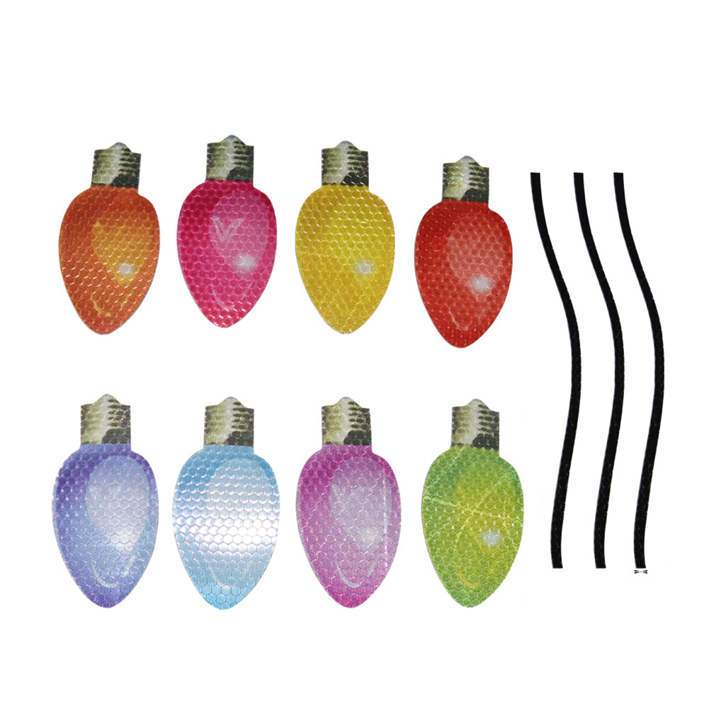 EUBUY Reflective Light Bulb Stickers Decorations