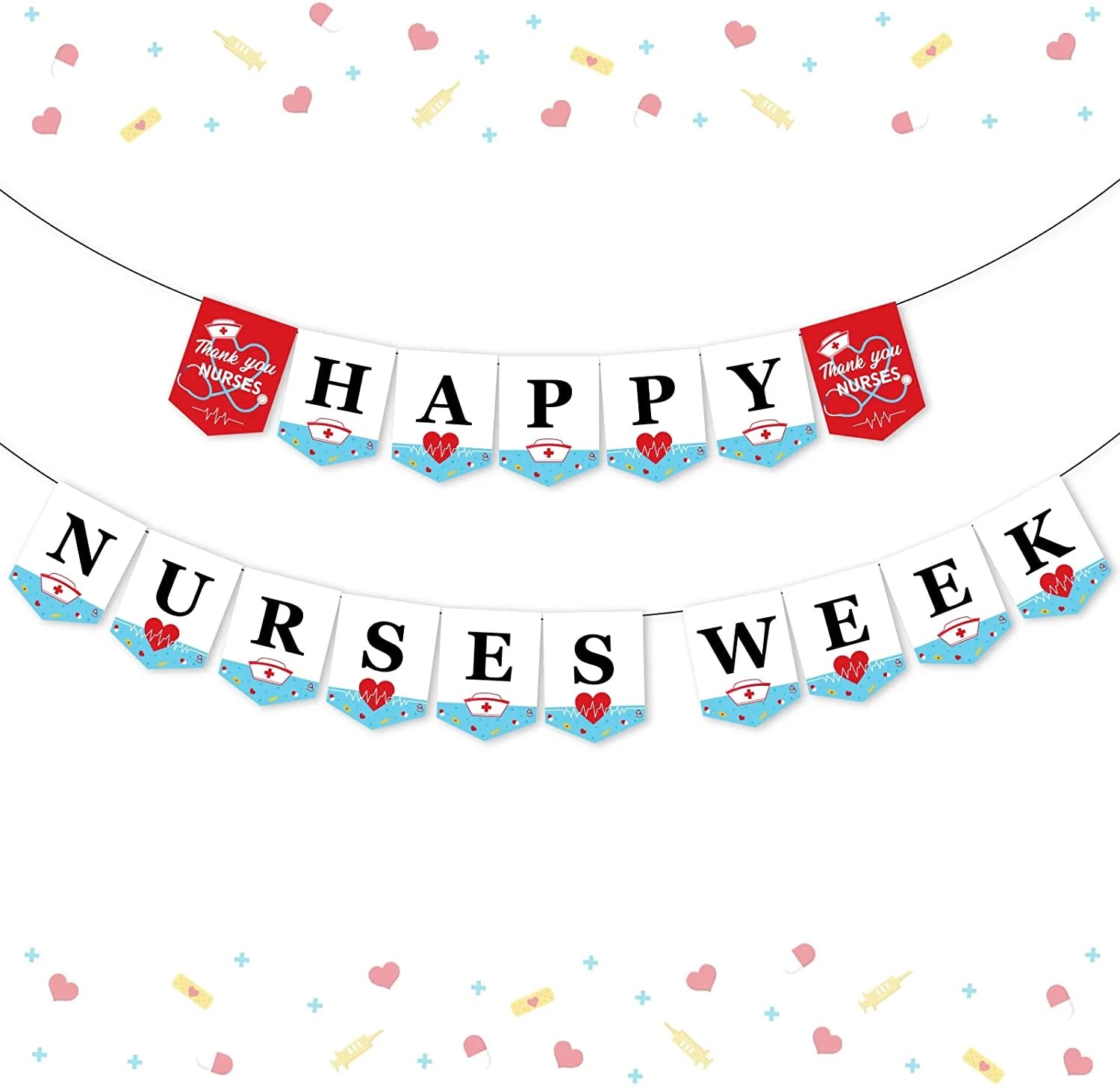 Happy Nurses Week Banner Nurse Week Decorations Nurse Appreciation