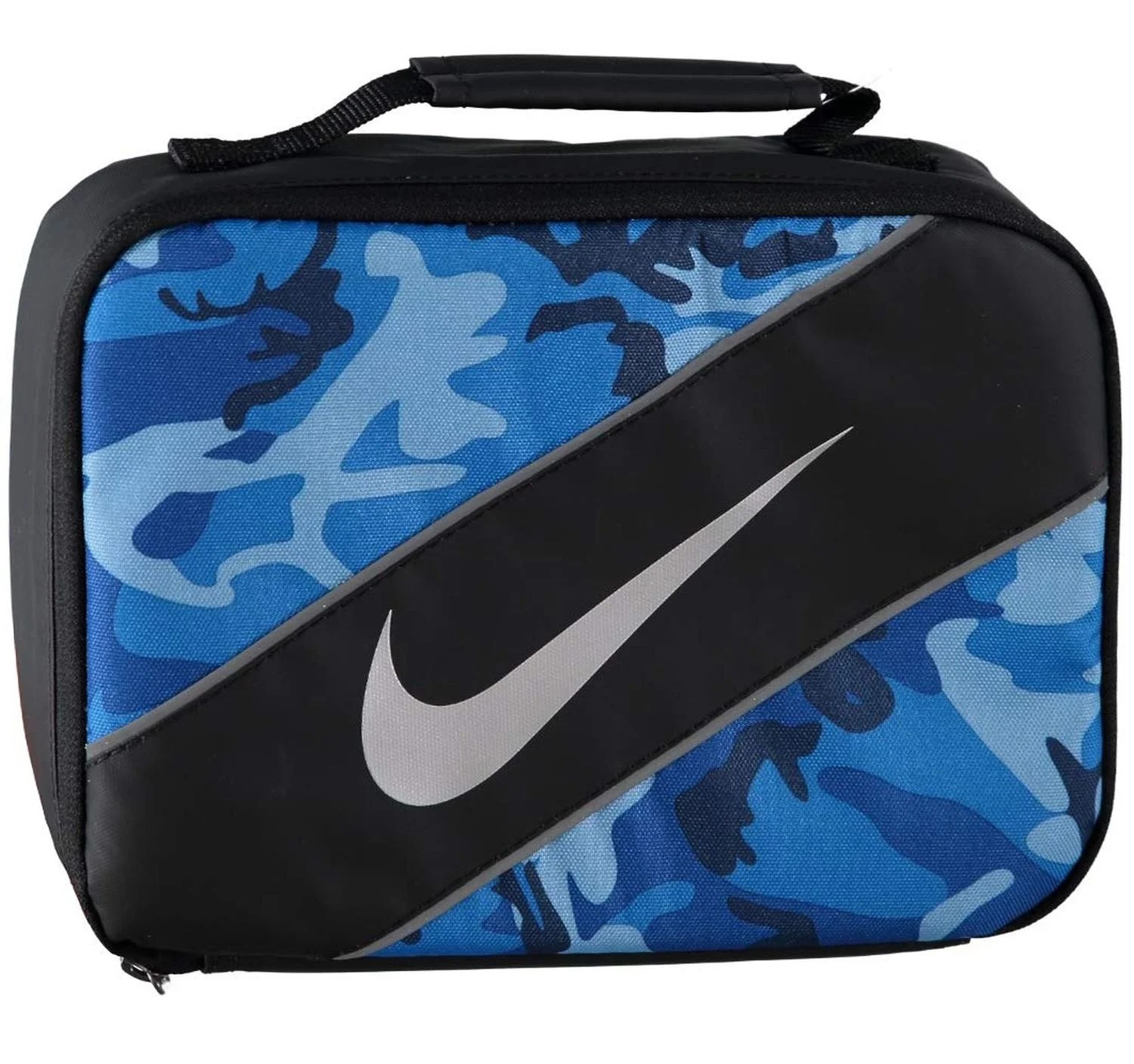 Nike Blue Camo Insulated Lunchbox, Lunch Box Swoosh Lunch Bag