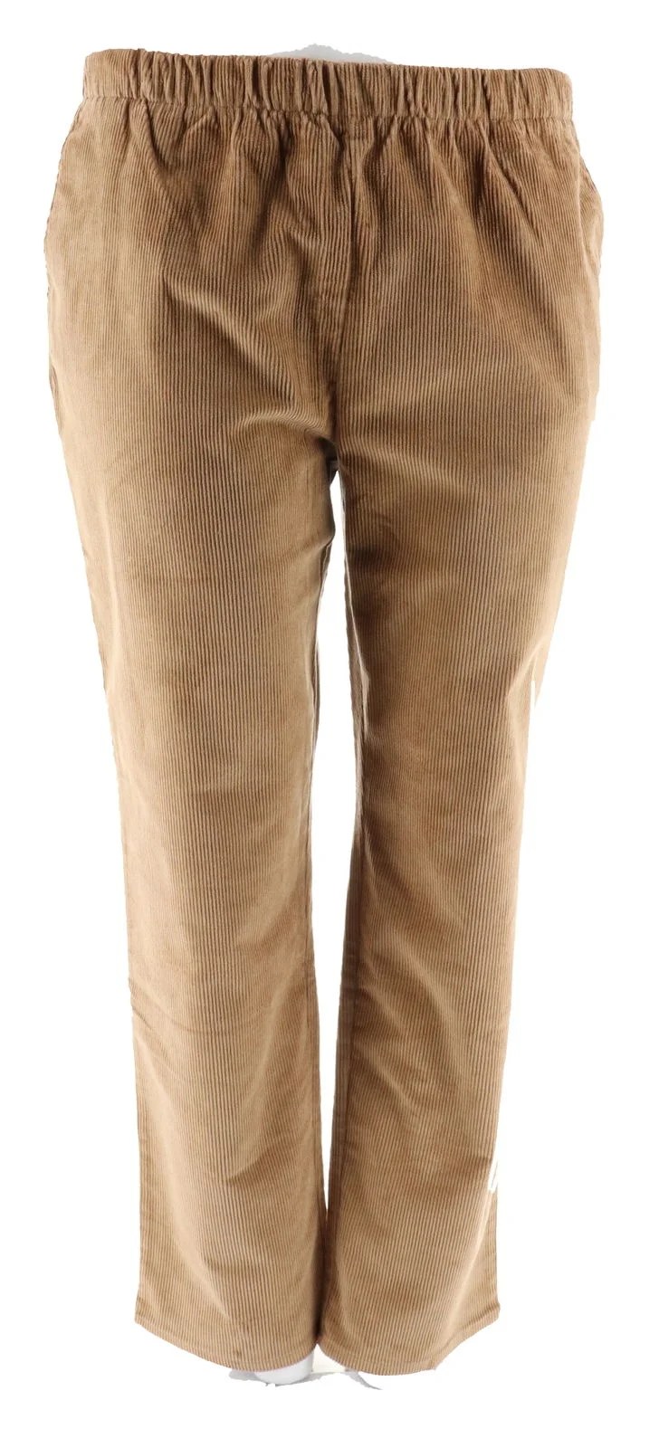 Brand Denim & Co Slim Leg Wide Wale Corduroy Pocket Pants A269353