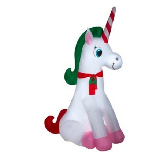 9 FT TALL UNICORNIndustries AIRBLOWN CHRISTMAS Inflatable nib