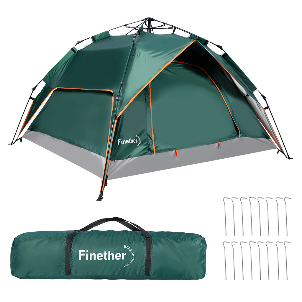 Pop Up Tents, Instant Automatic 4 Person Family Camping Tents Easy