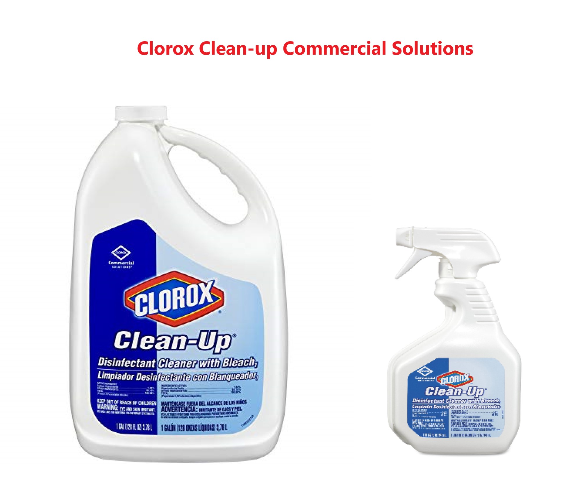 Clorox Cleanup Commercial Solutions Clorox CleanUp Disinfectant Cleaner, Fresh Scent, 3