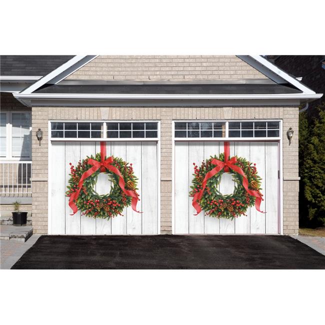 My Door Decor 285901XMAS029 7 x 8 ft. Christmas Wreath My Door Decor 285901XMAS029 7 x 8 ft. Christmas Wreath