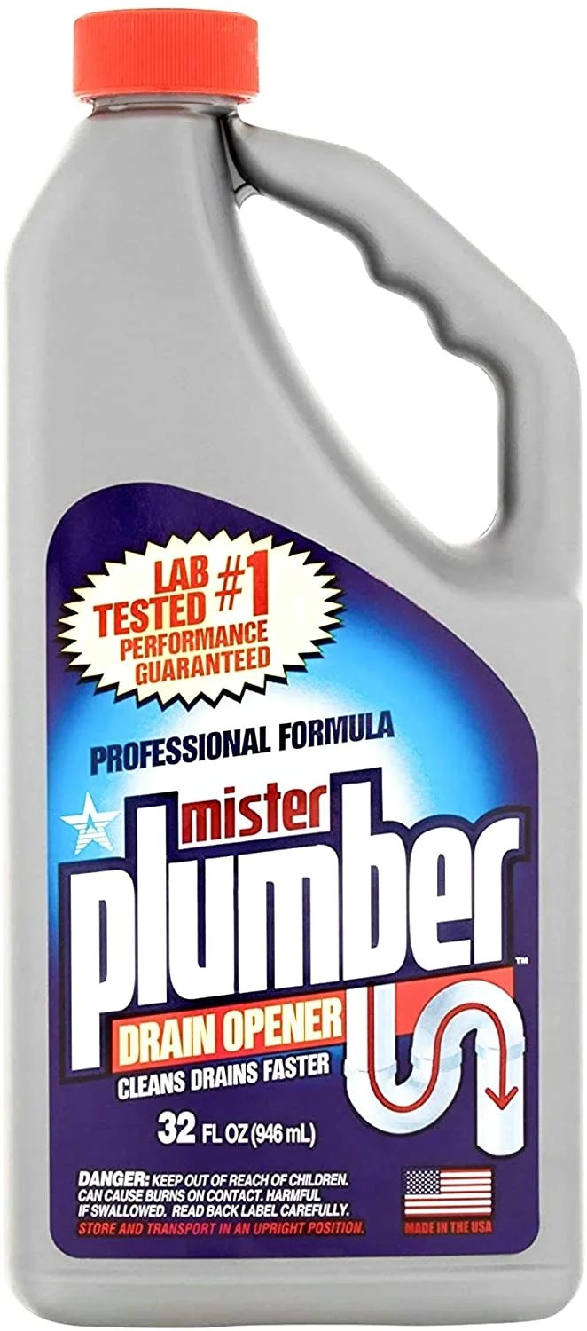 Drain Opener + Drain Cleaner 32 fl oz (Main Lines, Sinks, Tubs, Toilets Drain Opener + Drain Cleaner 32 fl oz (Main Lines, Sinks, Tubs, Toilets