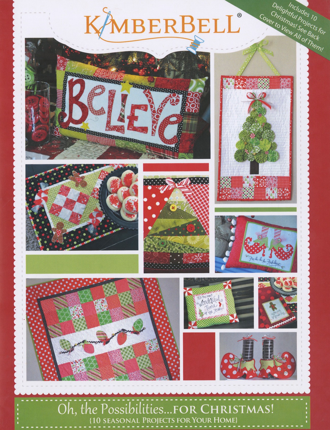 Kimberbell Fabric 2023 Christmas Kimberbell Oh, The Possibilities For Christmas Pattern Book Walmart