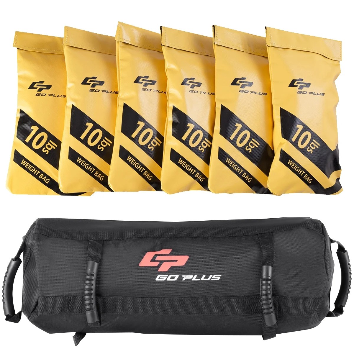 Goplus 60lbs Body Press Durable Fitness Exercise Weighted Sandbags w