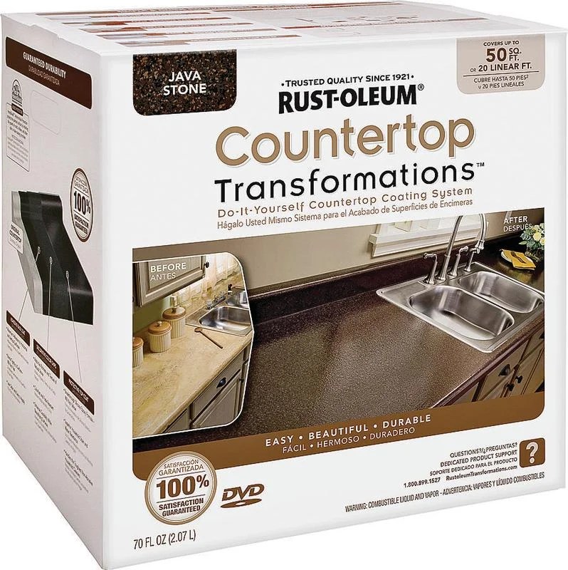 Java Stone, RustOleum Countertop Transformations Kit, 70 oz