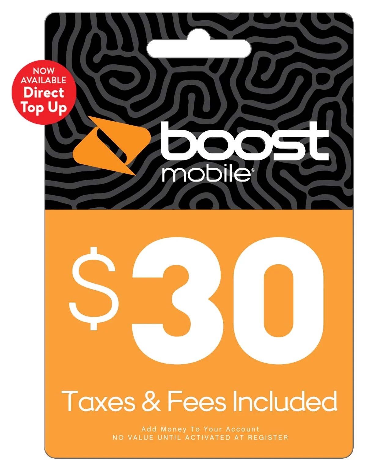 Boost Mobile 30 Direct Top Up
