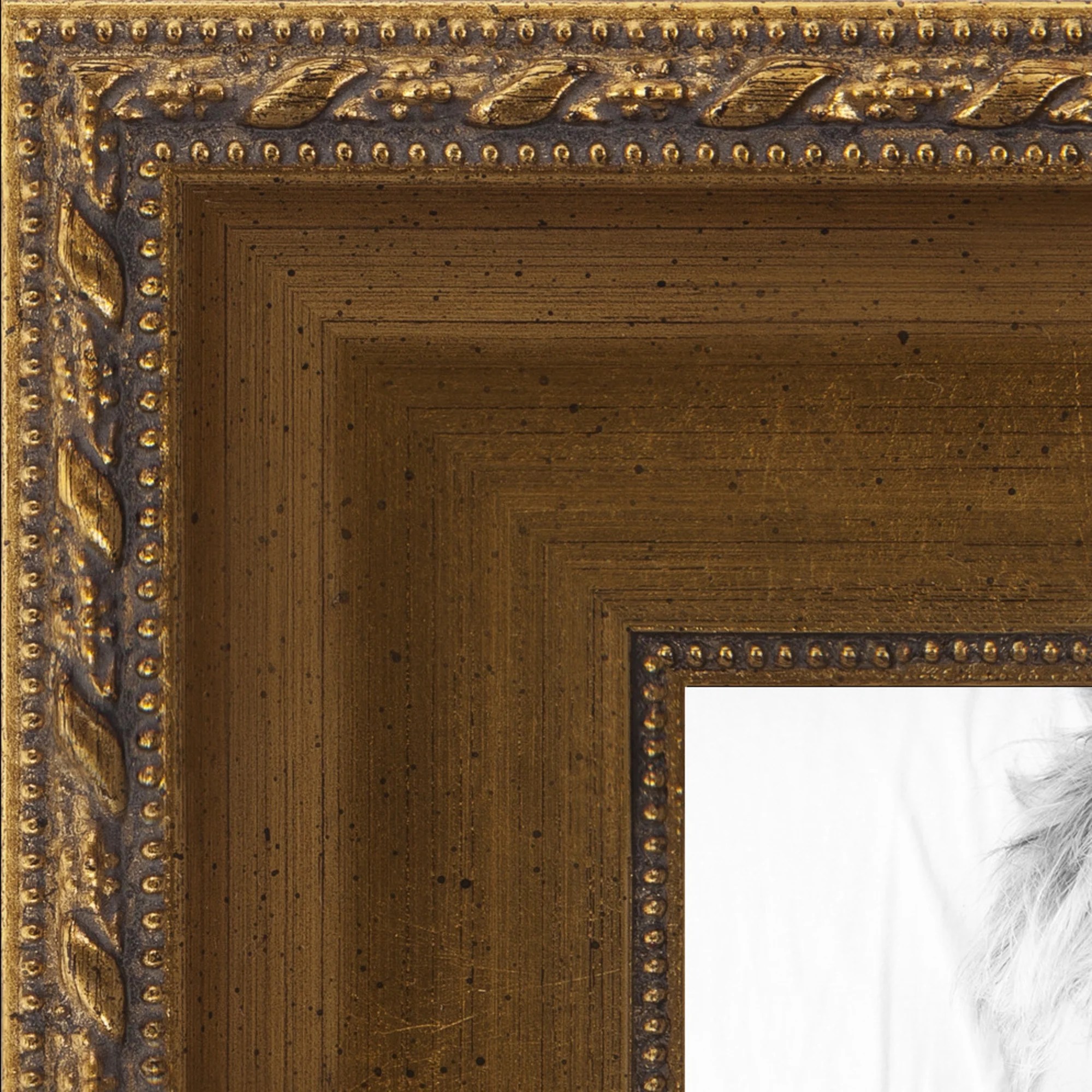ArtToFrames 20x20 Inch Muted Gold Picture Frame, This Gold Wood Poster