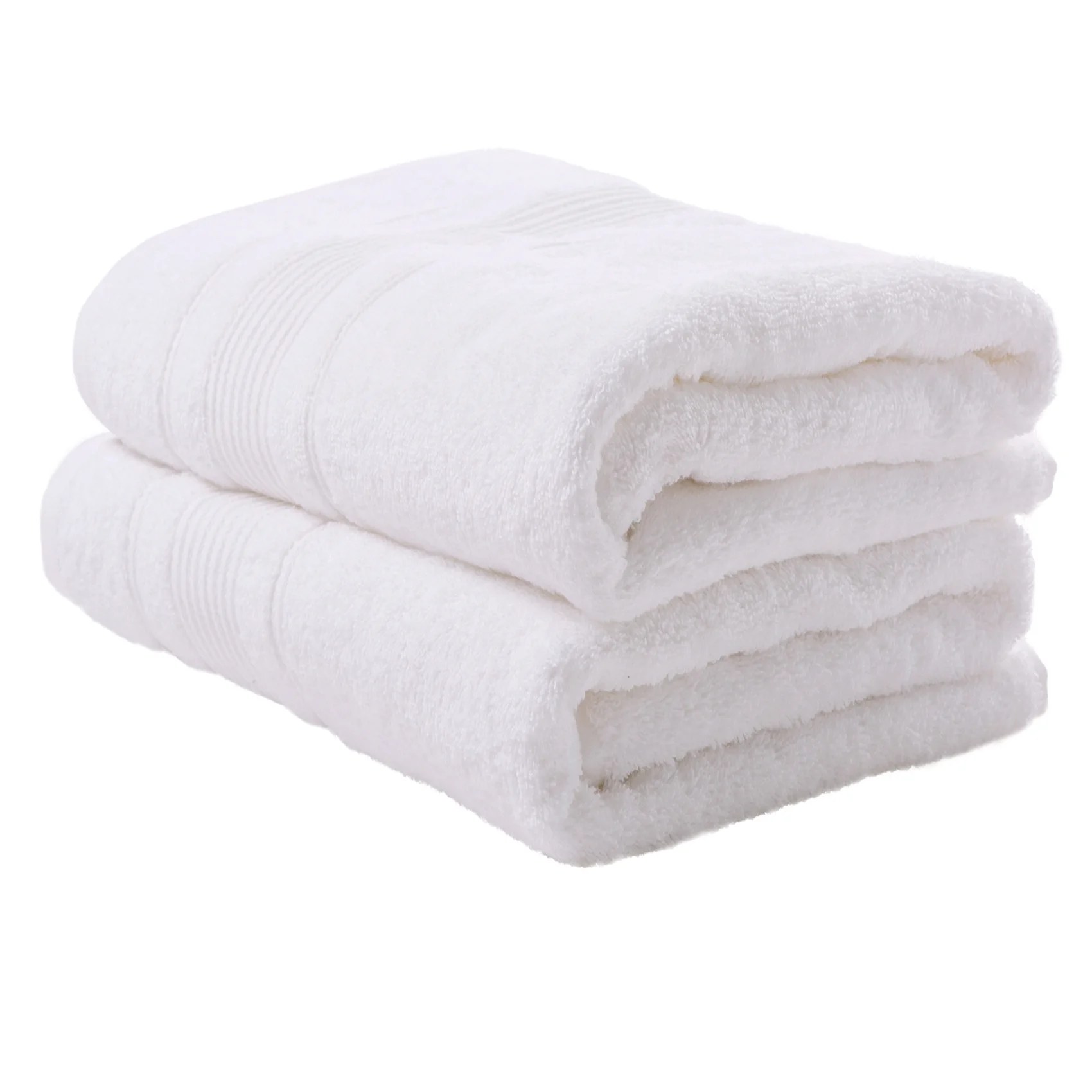 2Piece Bath Towels Set for Bathroom, Spa & Hotel Quality 100 Cotton
