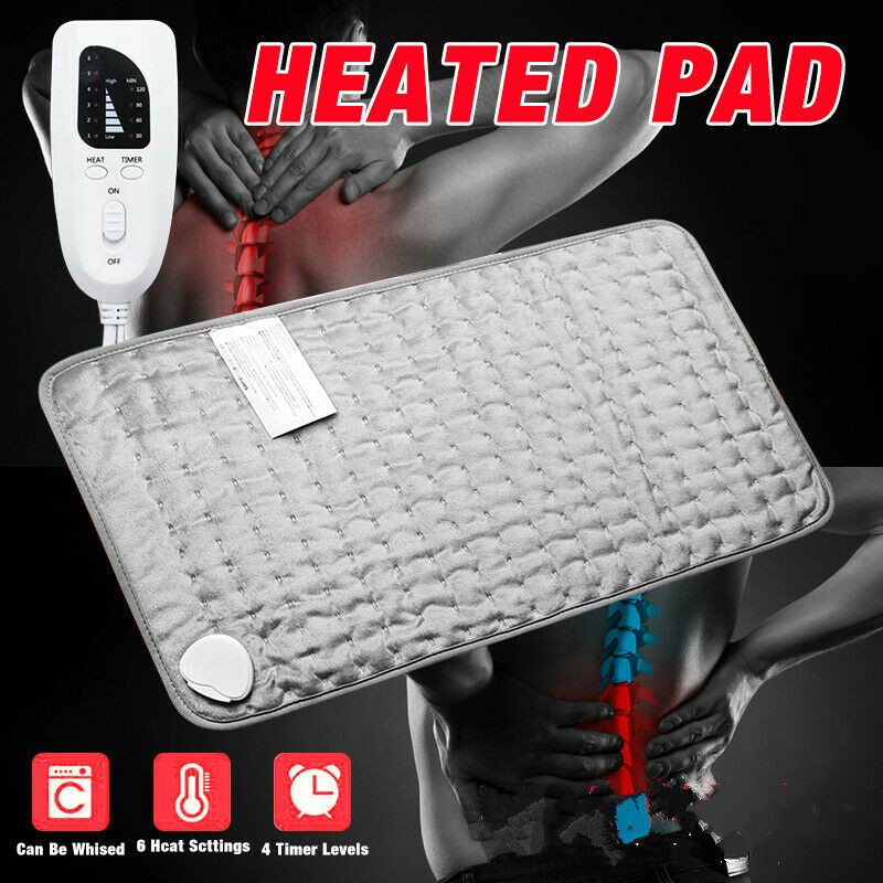 Electric Heating Pad Blanket Heat Pads For Back Neck Pain Relief
