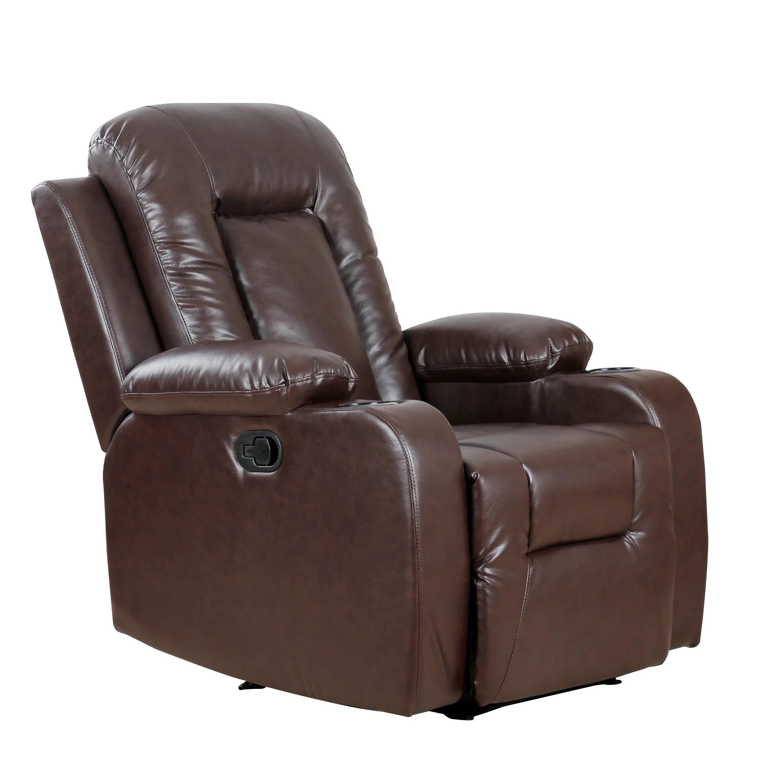 Manual Recliner Chair Lounger Sofa Chair Overstuffed Home Office Manual Recliner Chair Lounger Sofa Chair Overstuffed Home Office