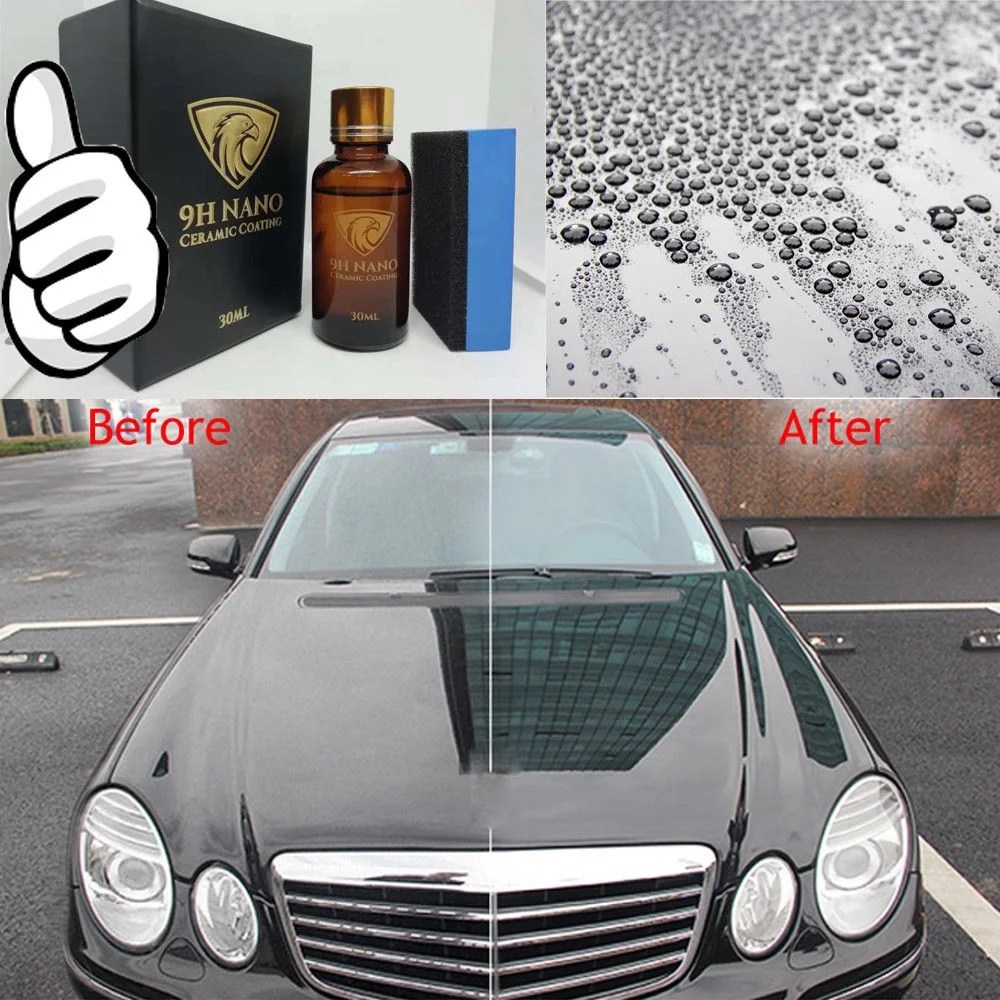 Liquid Glass 9H Nano Hydrophobic Ceramic Coating Car Polish Anti