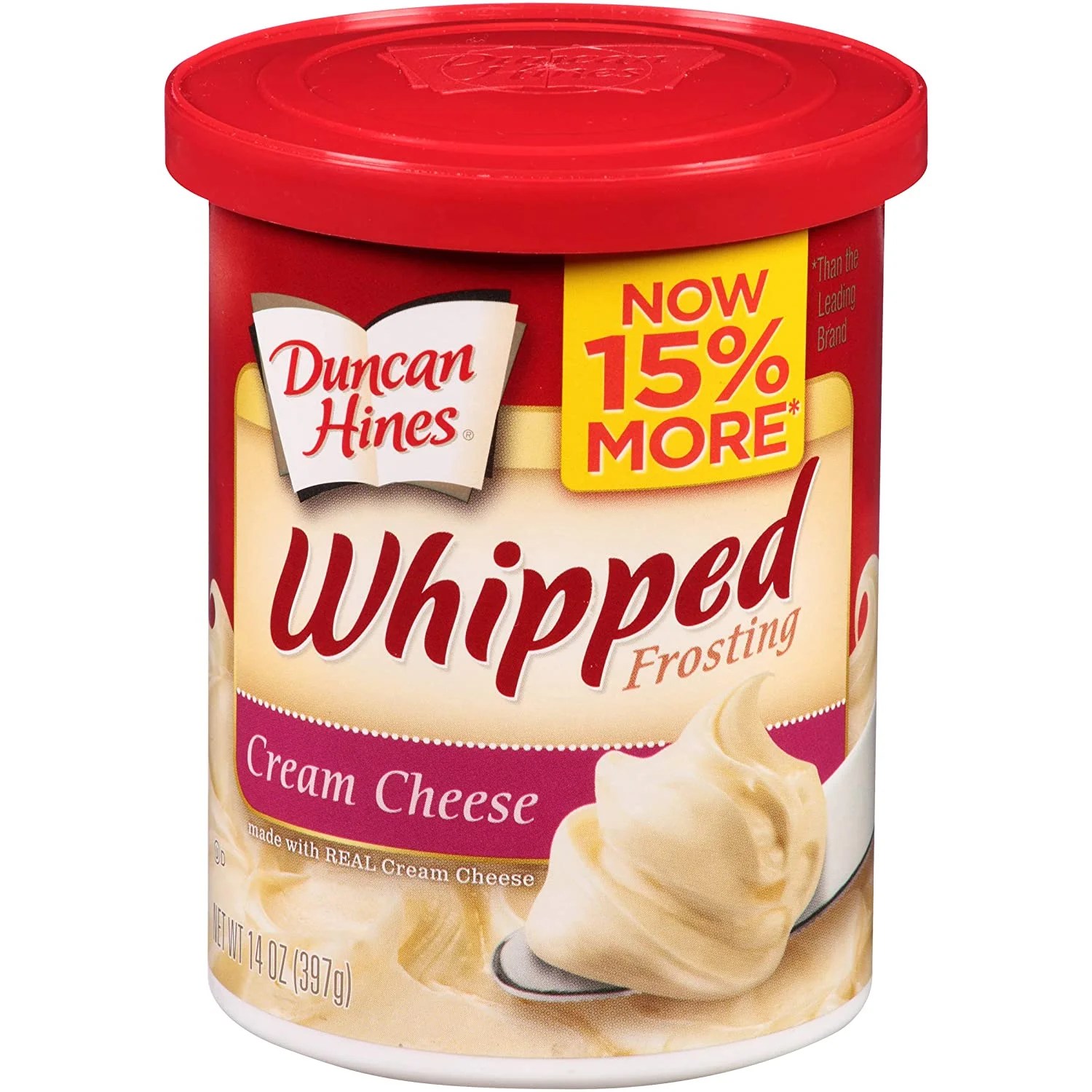 Duncan Hines Frosting Whipped Cream Cheese, 14 oz