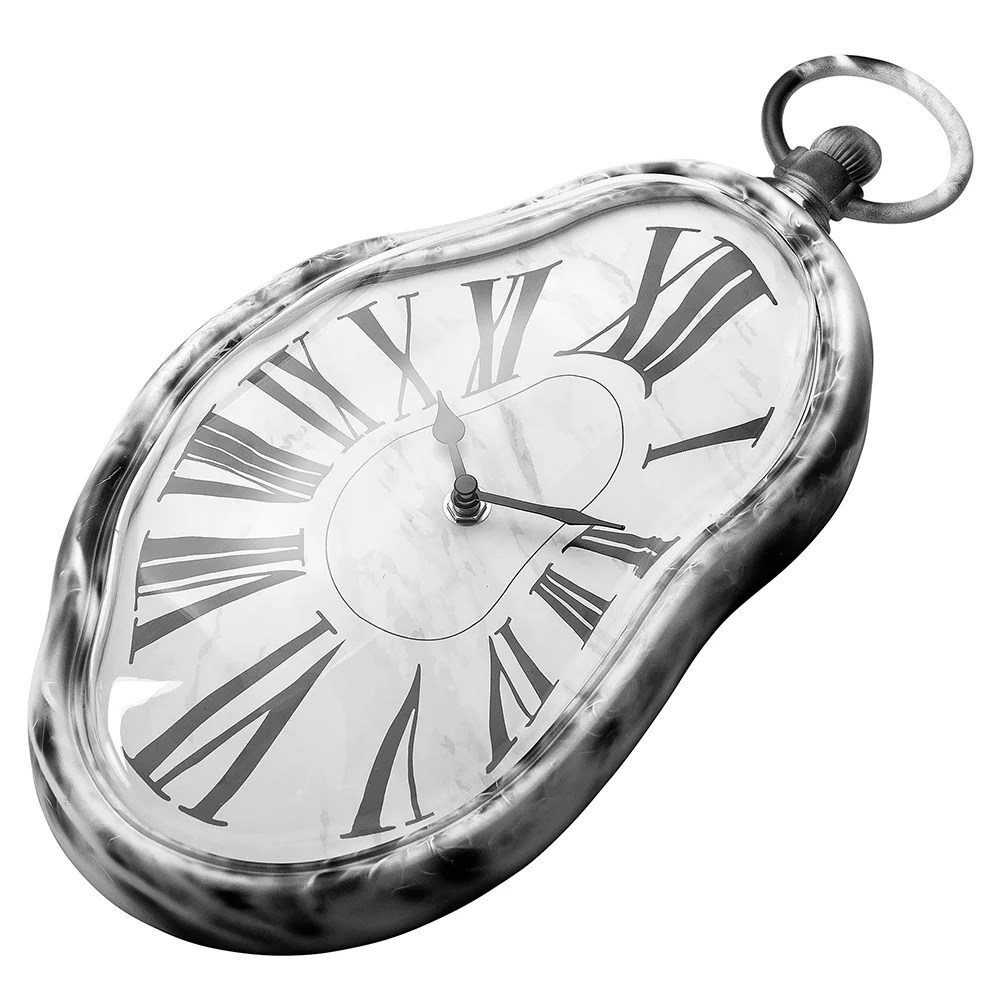 Buy Modern Home Salvador Dali Inspired Melting Wall Clock Marble