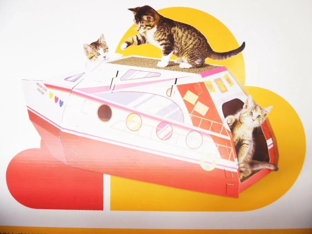 Boots & Barkley Yacht Cat Scratch House Cat Scratcher 41¼"L x 16 3/16"W