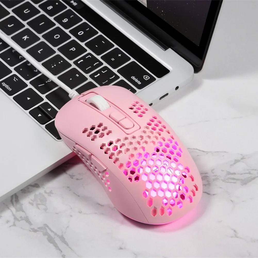 Gaming Mouse Cable Hollow out Porous Electric Gaming Mouse