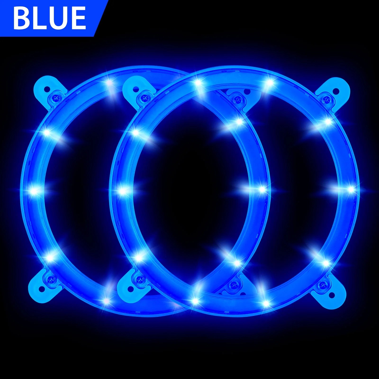 2Pcs Cornhole Lights, TSV 6" Cornhole Board Ring LED Lights, Battery