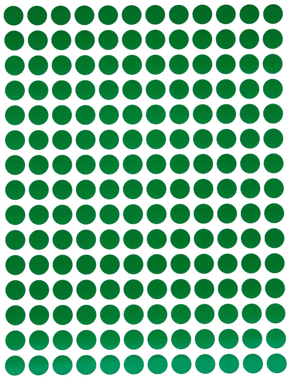 Royal Green Color Coding Labels 1/4 inch 8mm (5/16) Dot Stickers in