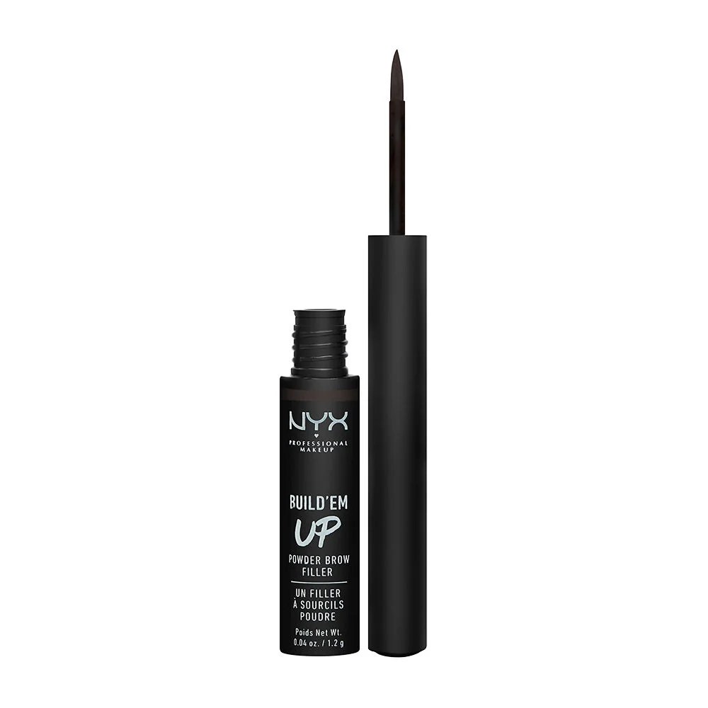 NYX Cosmetics BuildEm Up Powder Brow Filler Black