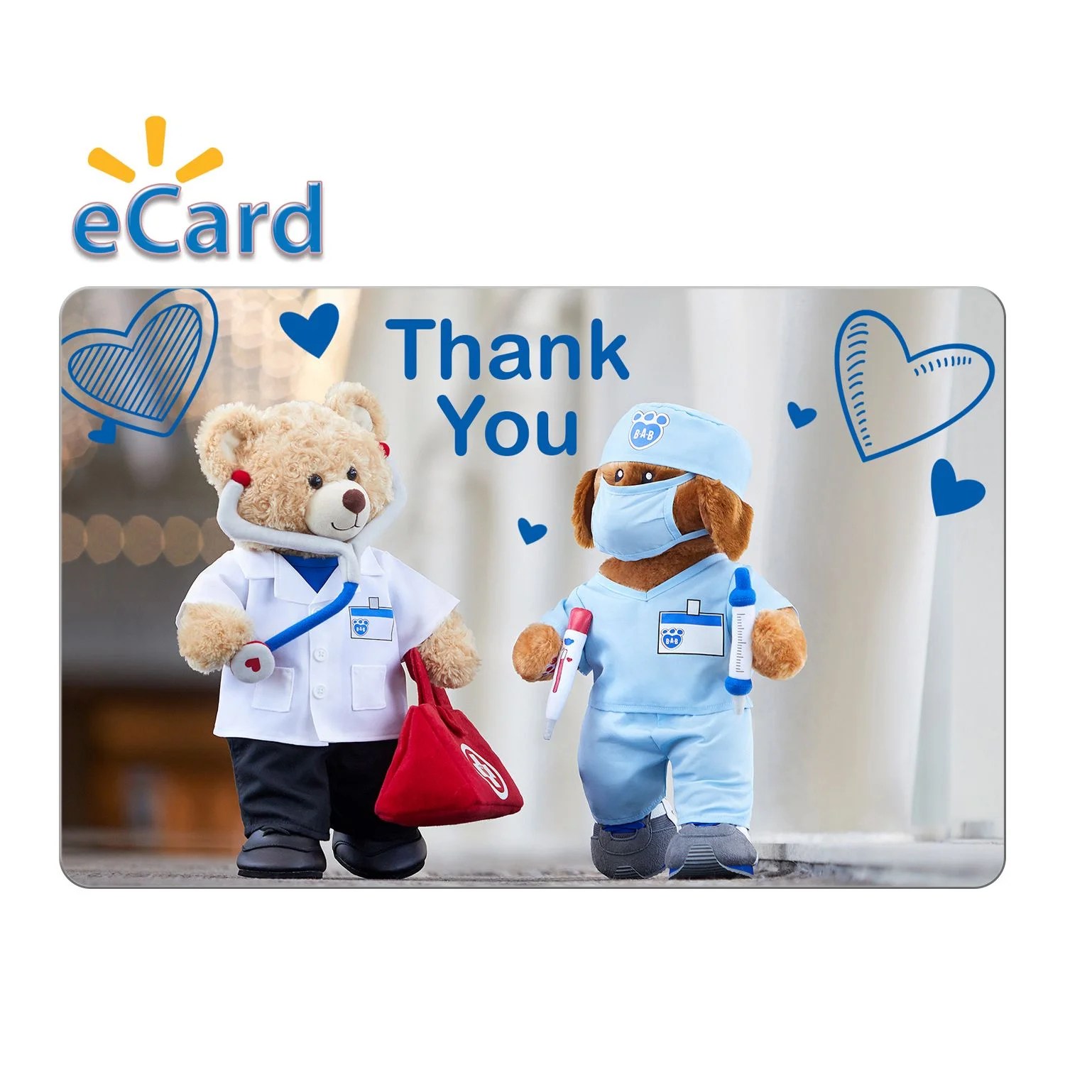 BuildABear 15 Thank You Gift Card (Email Delivery