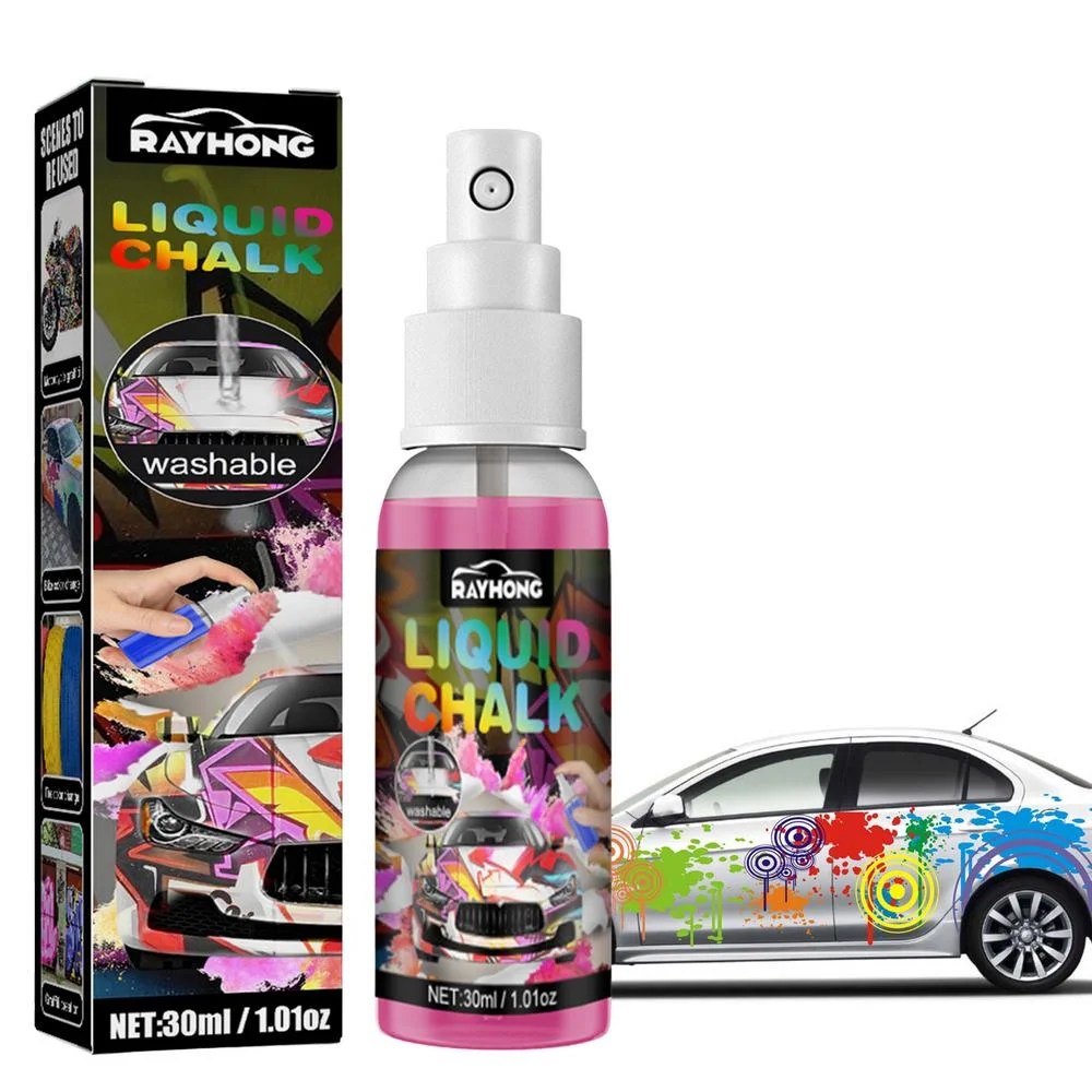 Washable Car Window Paint 30ml Chalk Paint for Cars Window Paint