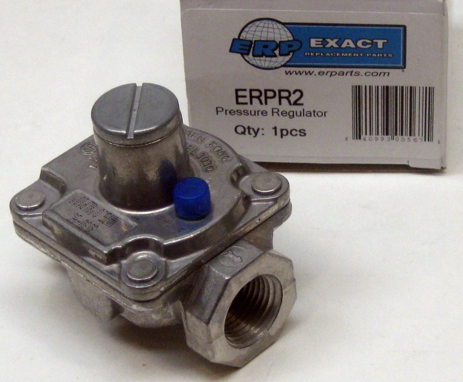 Gas Pressure Regulator 1/2" x 1/2" Natural 5" LP 10" ERPR2 (Harper