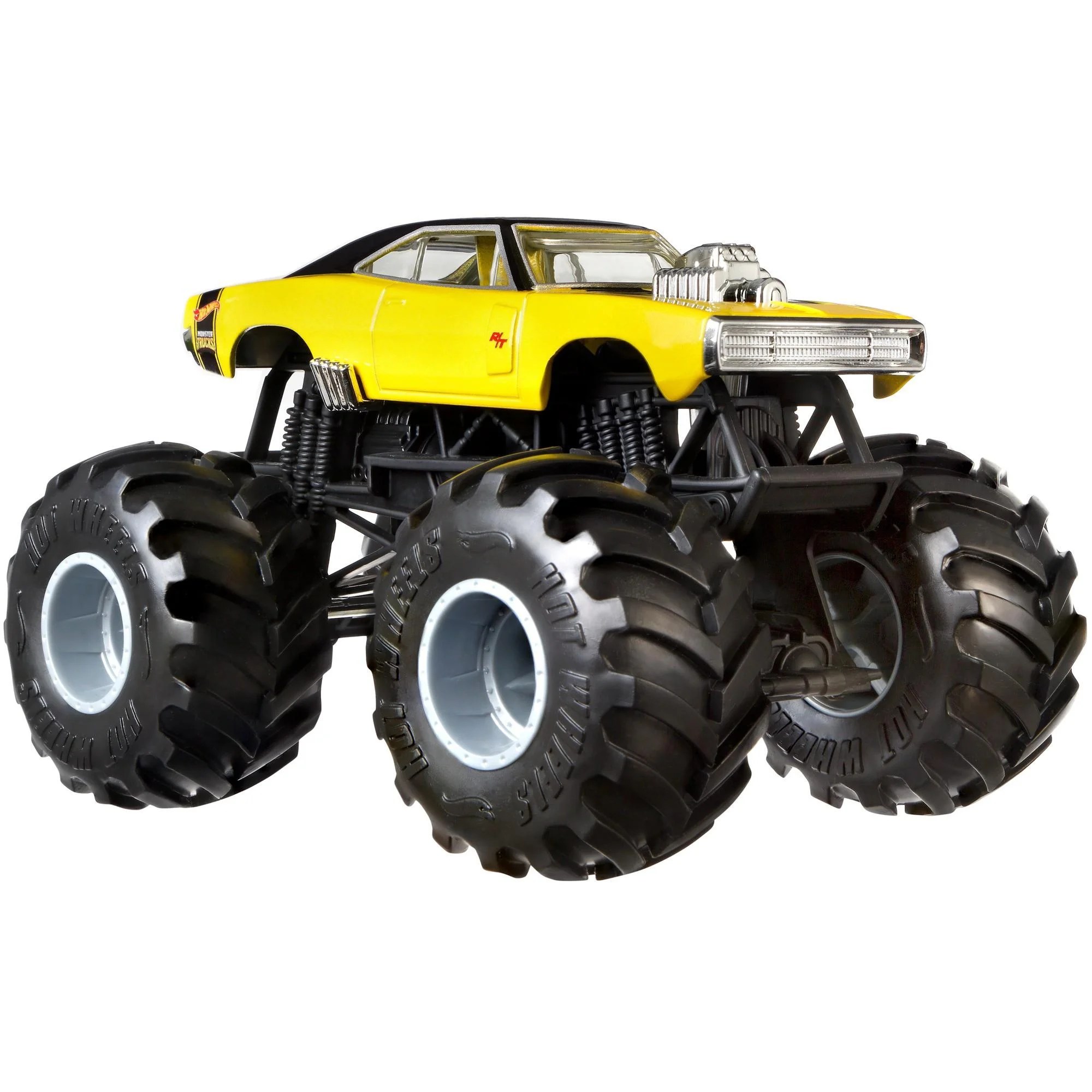 Hot Wheels Monster Trucks 124 Scale 1970 Dodge Charger Vehicle