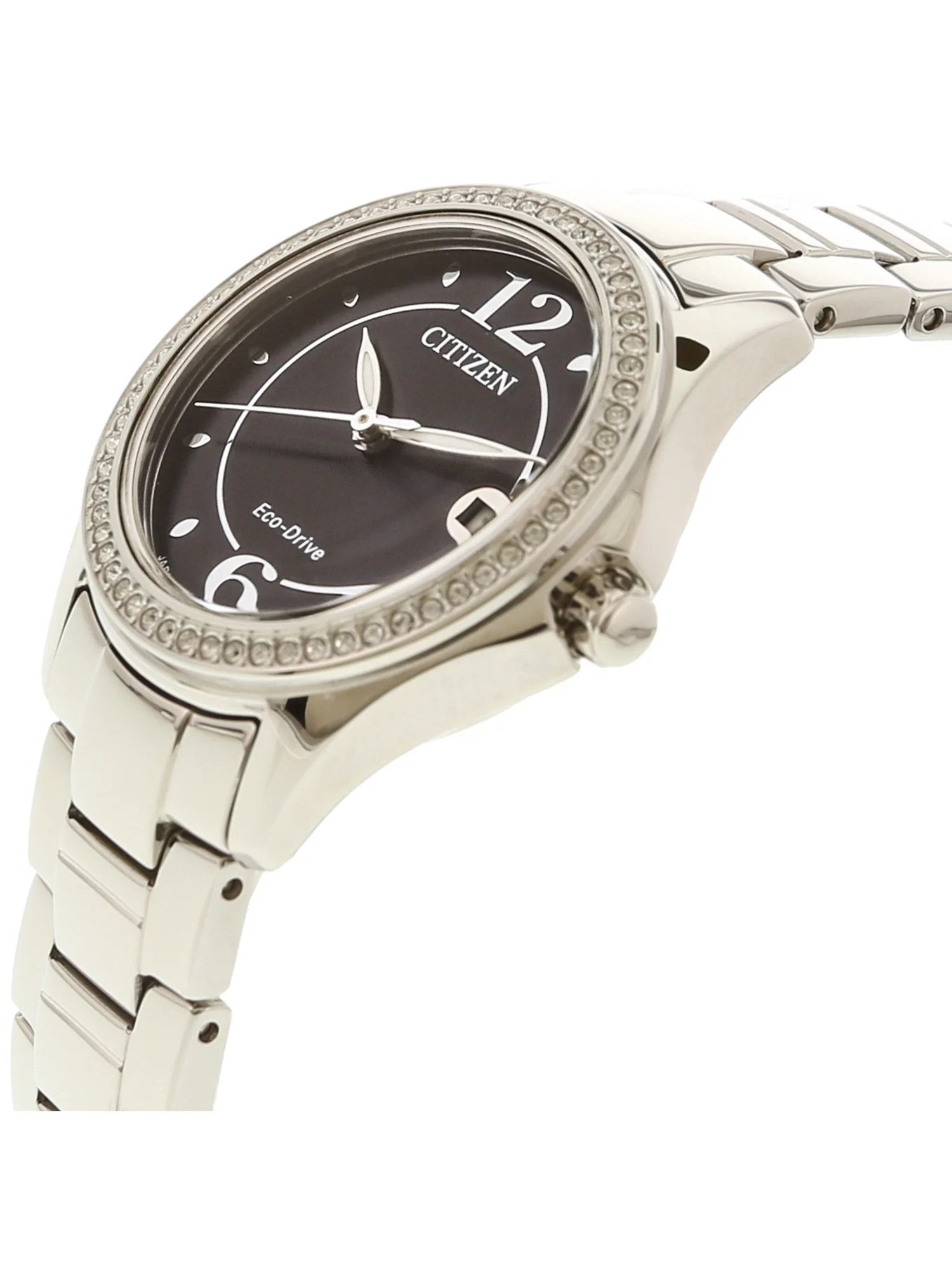 Citizen Women's FE114086L Silver StainlessSteel EcoDrive Dress Watch