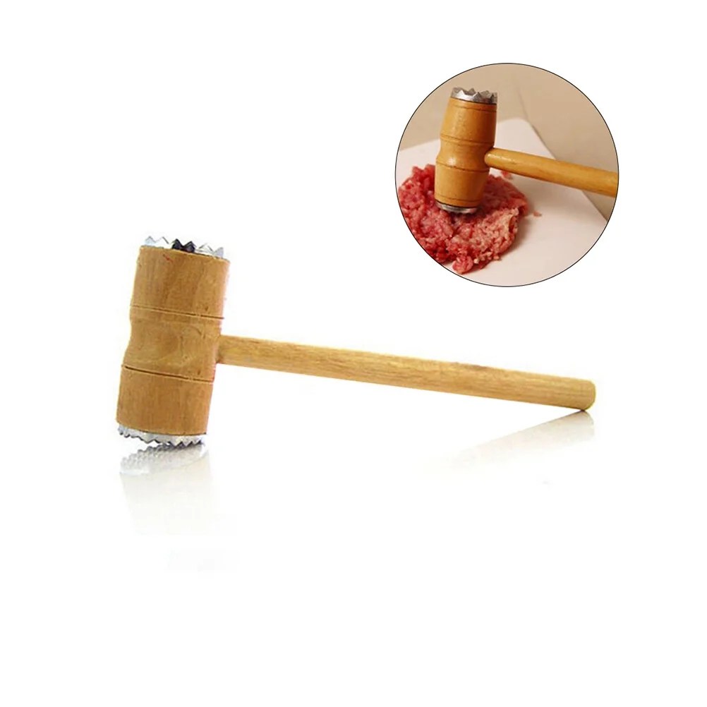 Meat Tenderizer Hammer Pounder Double Sided Mallet Tool for Pounding