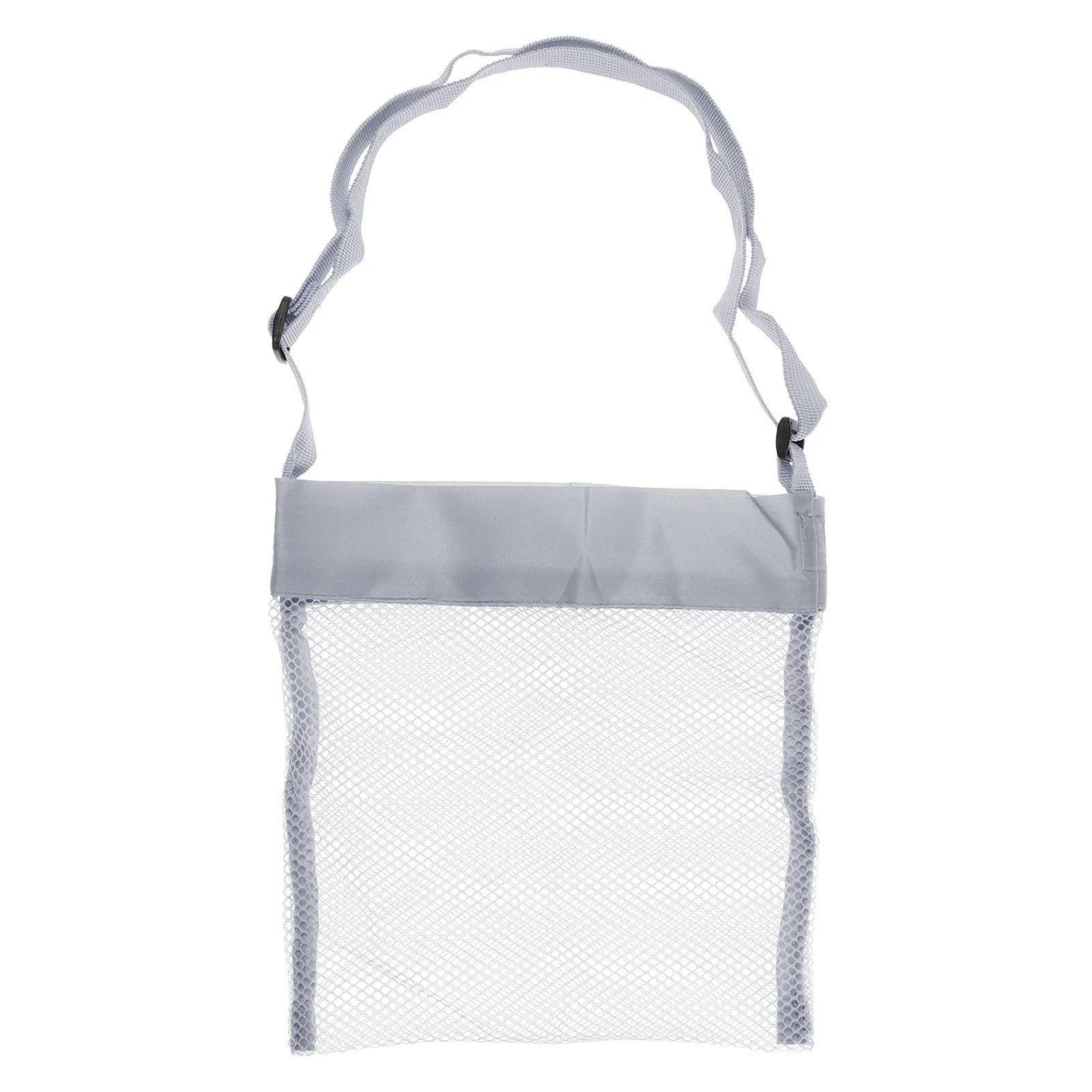 Uxcell Small Mesh Beach Bag Sea Shell Tote Bags with Carrying Straps