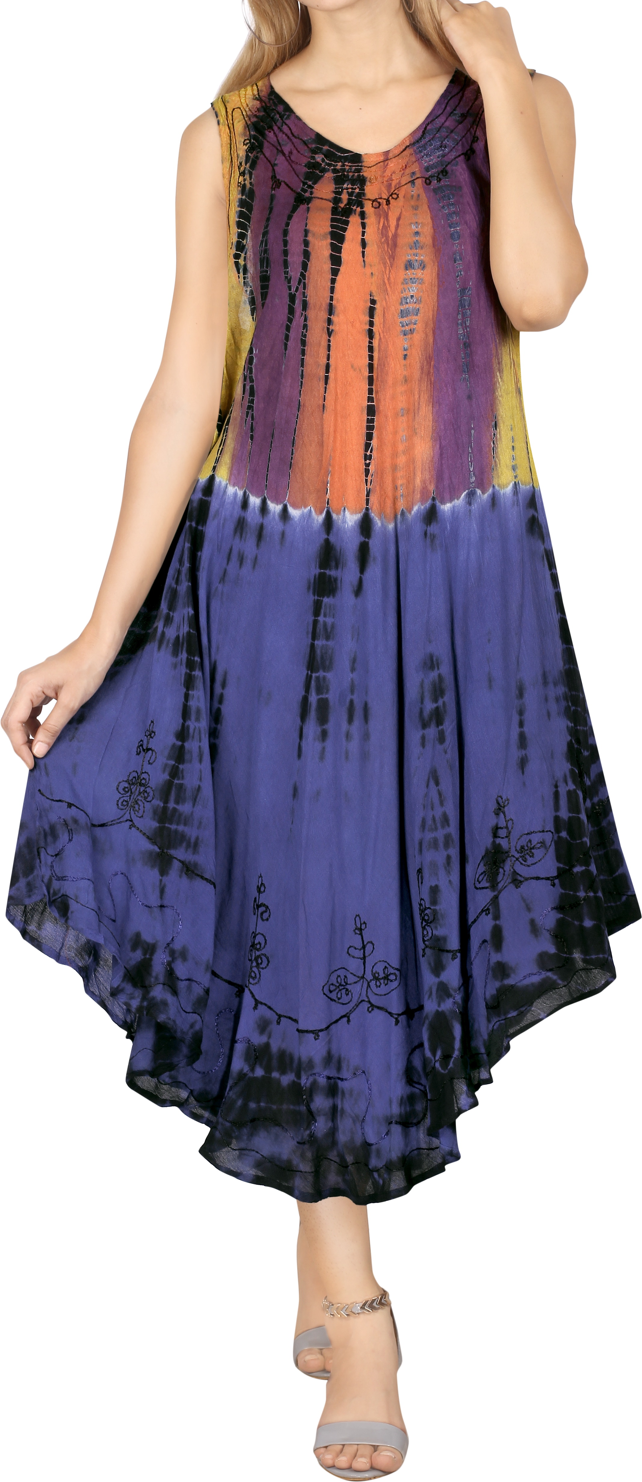 HAPPY BAY HAPPY BAY Womens TieDye Short Nightgowns Lingerie